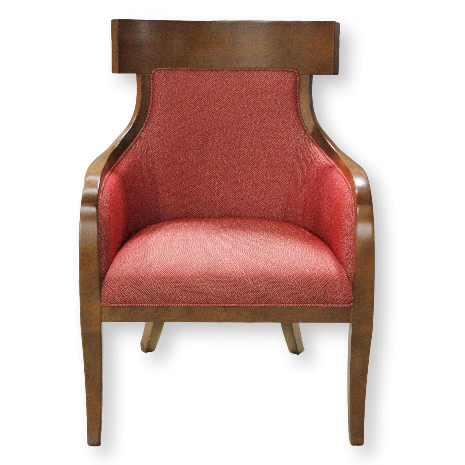 CR Laine Two-Tone Red Accent Chair - Two-Tone