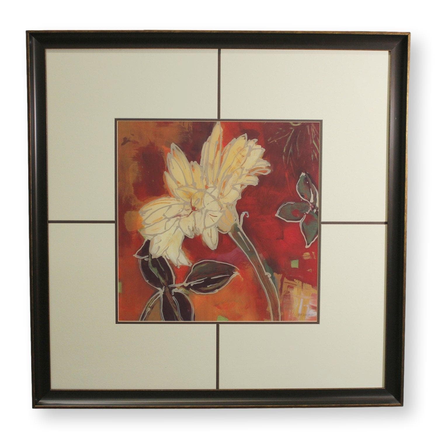 Framed Print "Gerber Garden II" by Lisa Snow Lady