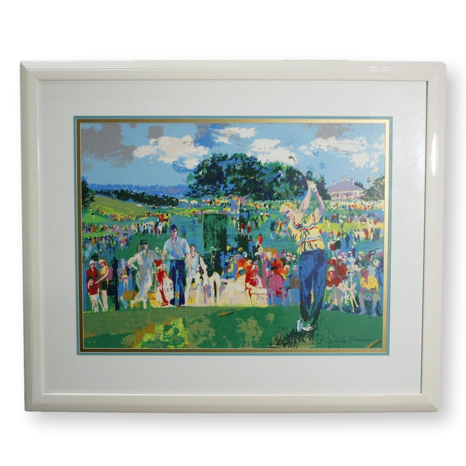Framed Print "April at Augusta" by Leroy Neiman