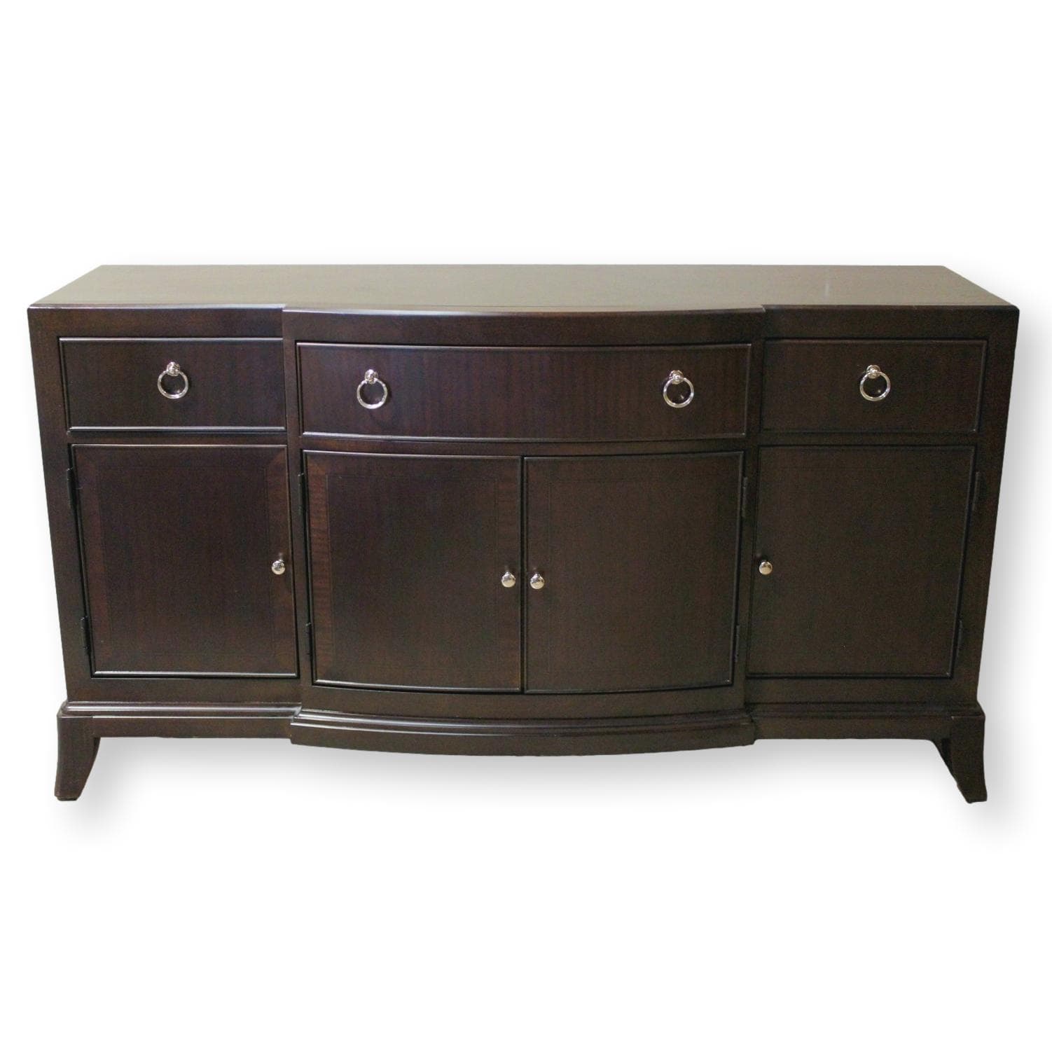 Legacy Classic Curved Front Buffet - Dark Finish