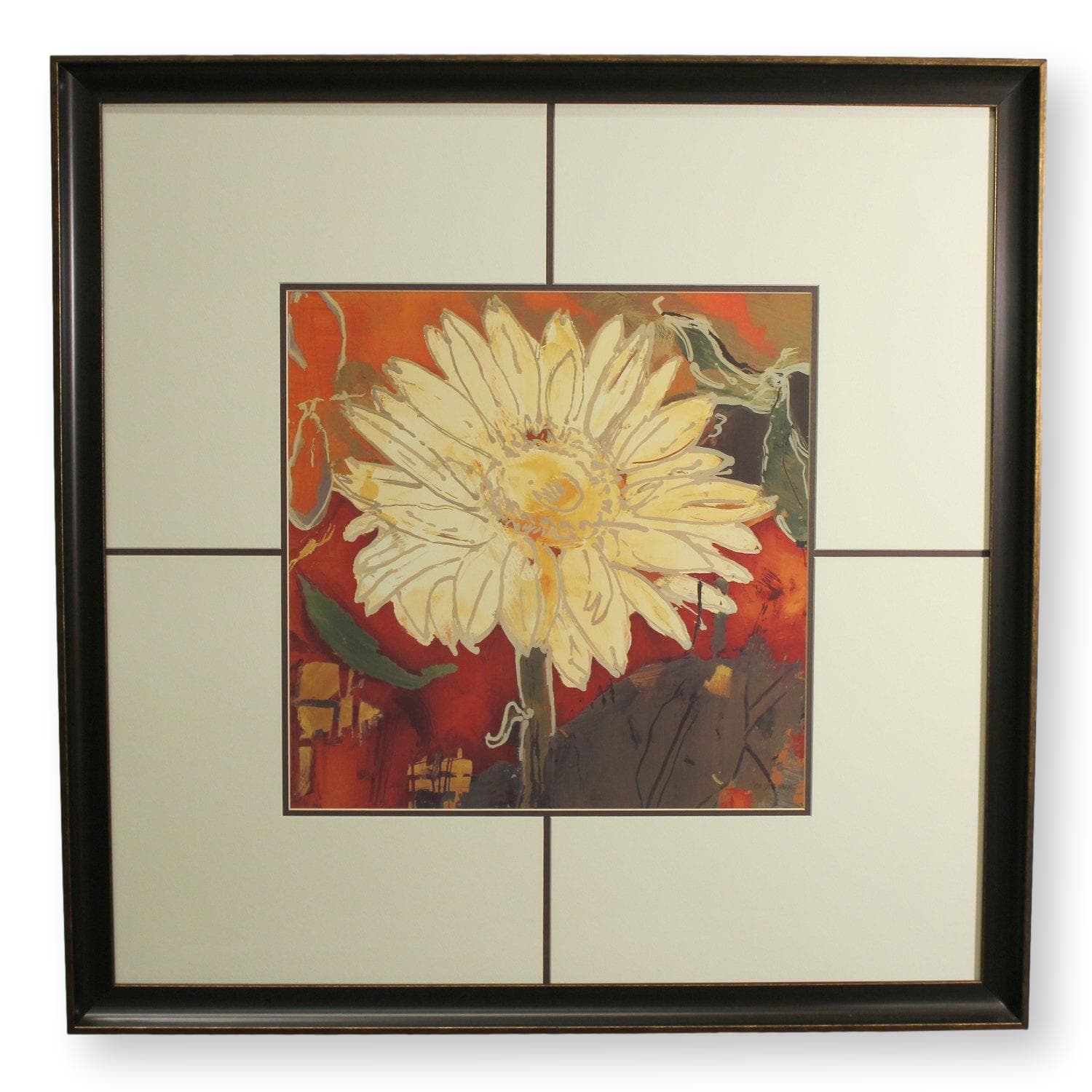 Framed Print "Gerber Garden I" by Lisa Snow Lady