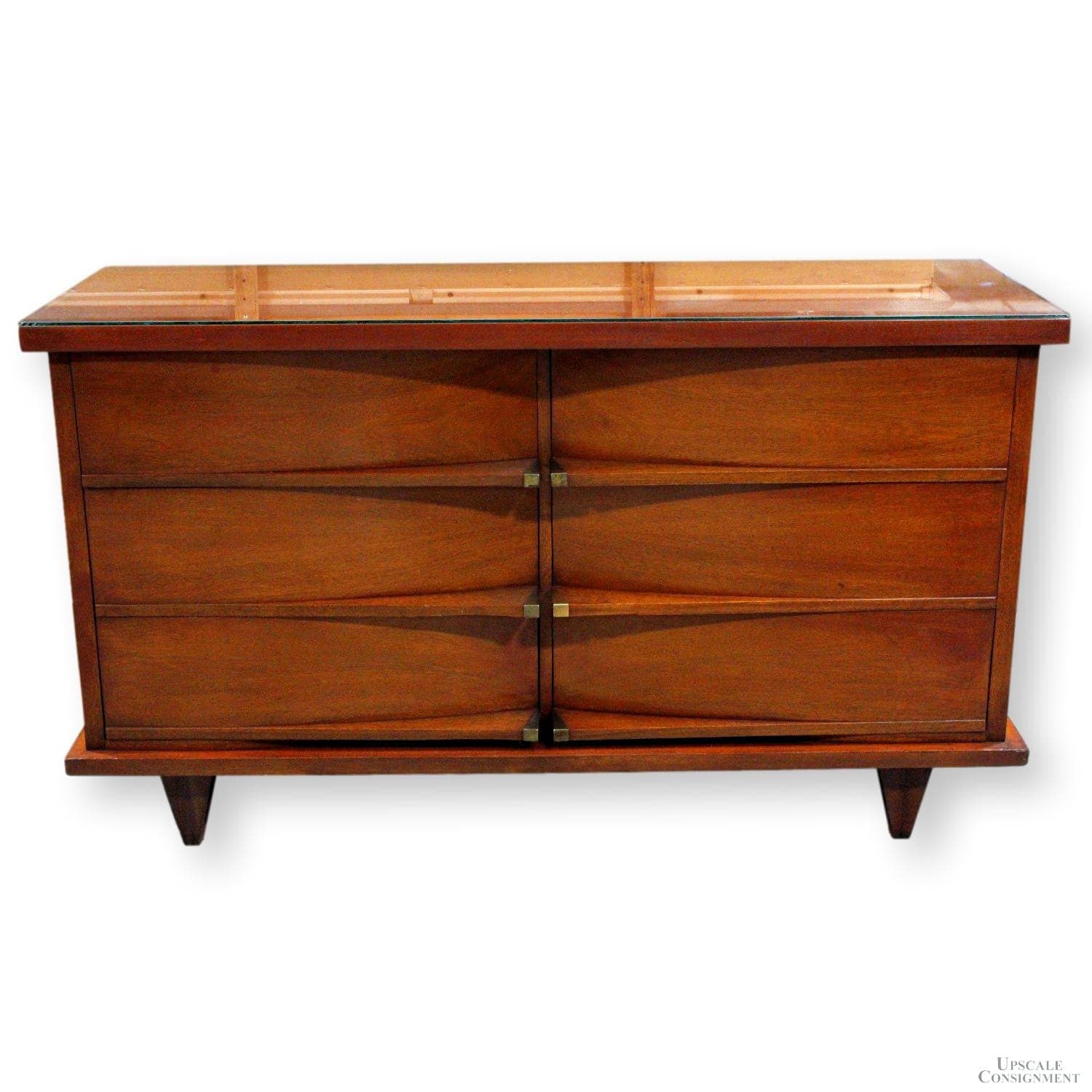 Dixie Mid-Century Modern Double Dresser