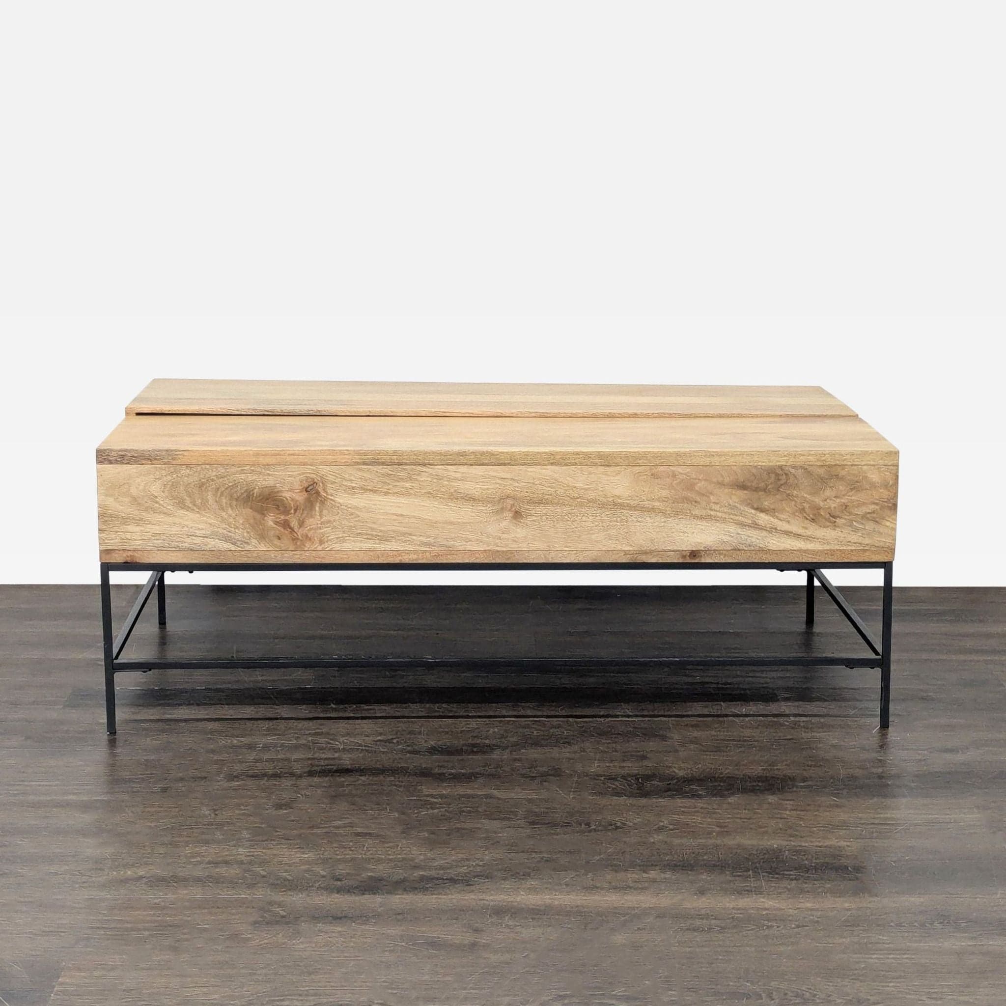 EQ3 Industrial Storage Pop-Up Coffee Table