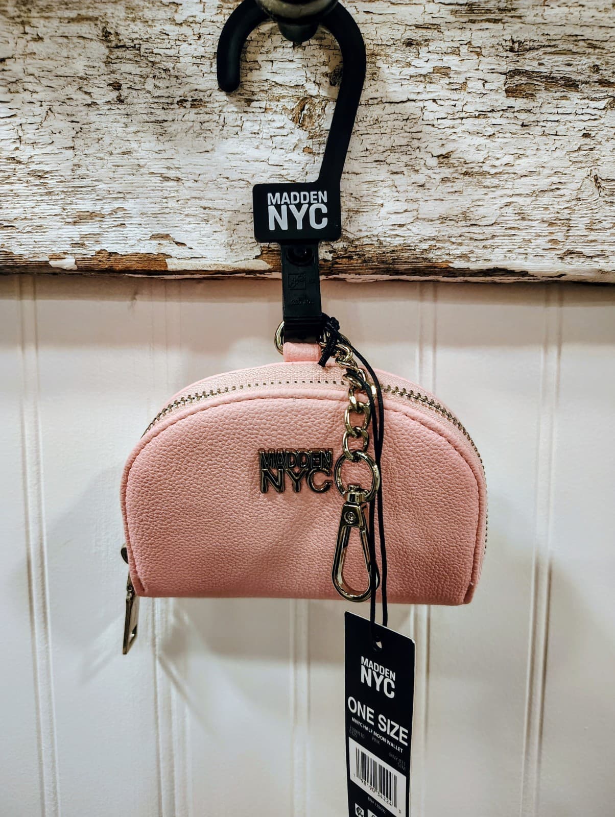 NWT Steve Madden NYC Pink Half Moon Wallet