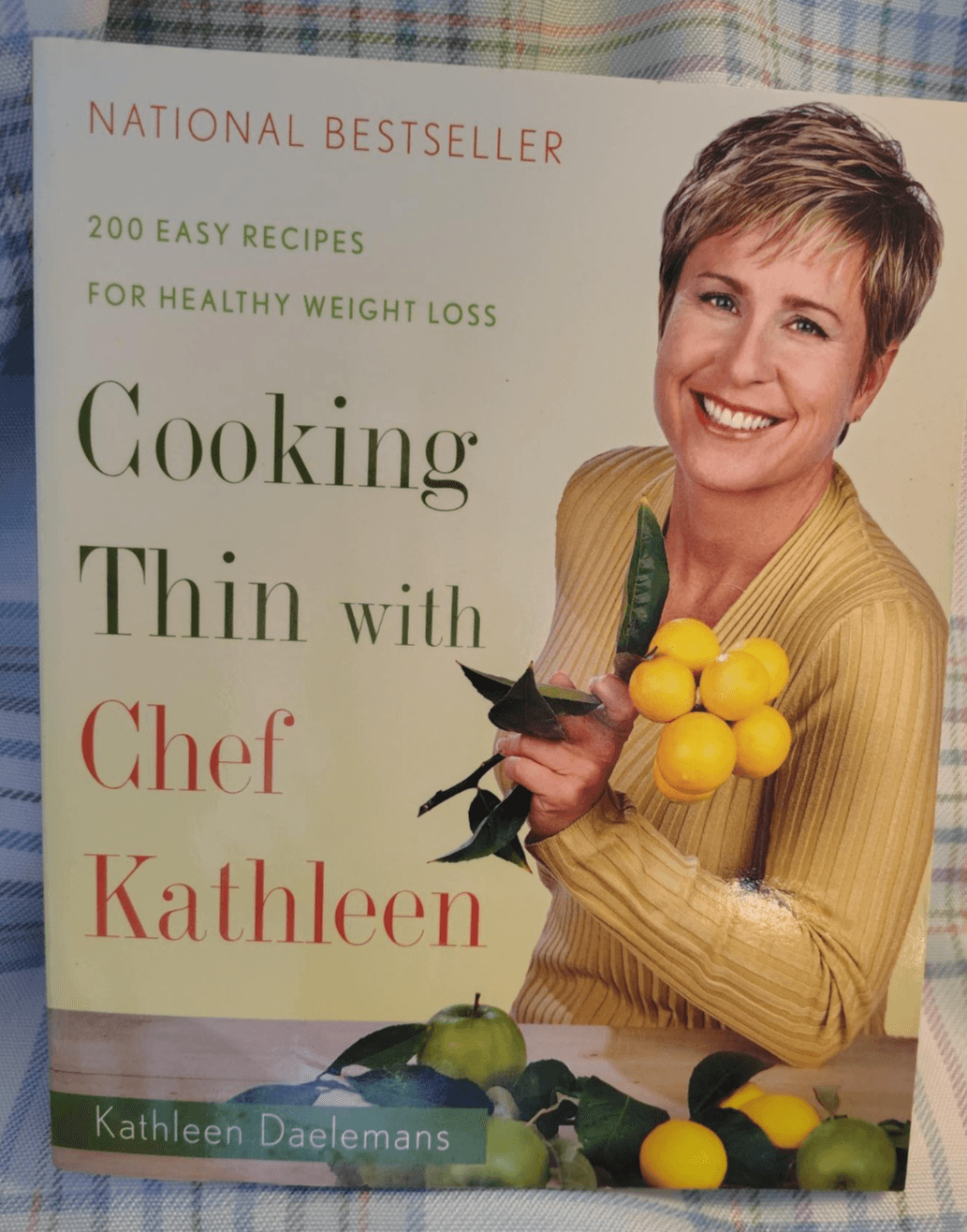 Cooking Thin With Chef Kathleen: 200 Easy Recipes for Healthy - VERY GOOD