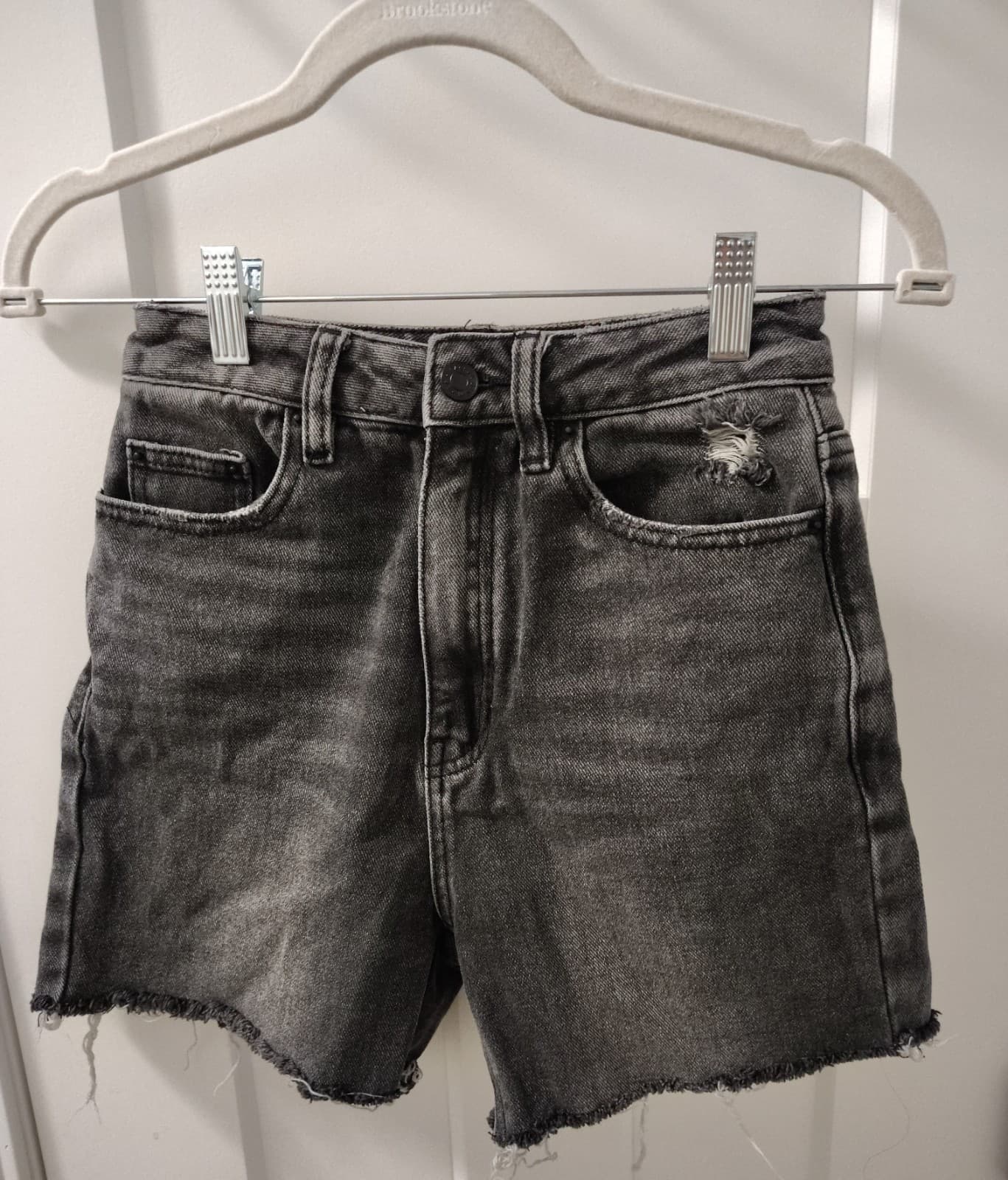 Pacsun 90s Boyfriend Black Denim Shorts, Size 24