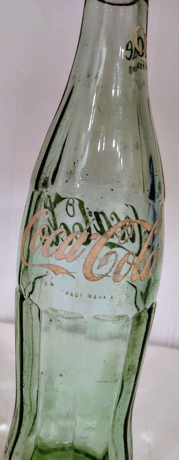 Vintage 1962 Coca Cola Green Glass Bottle