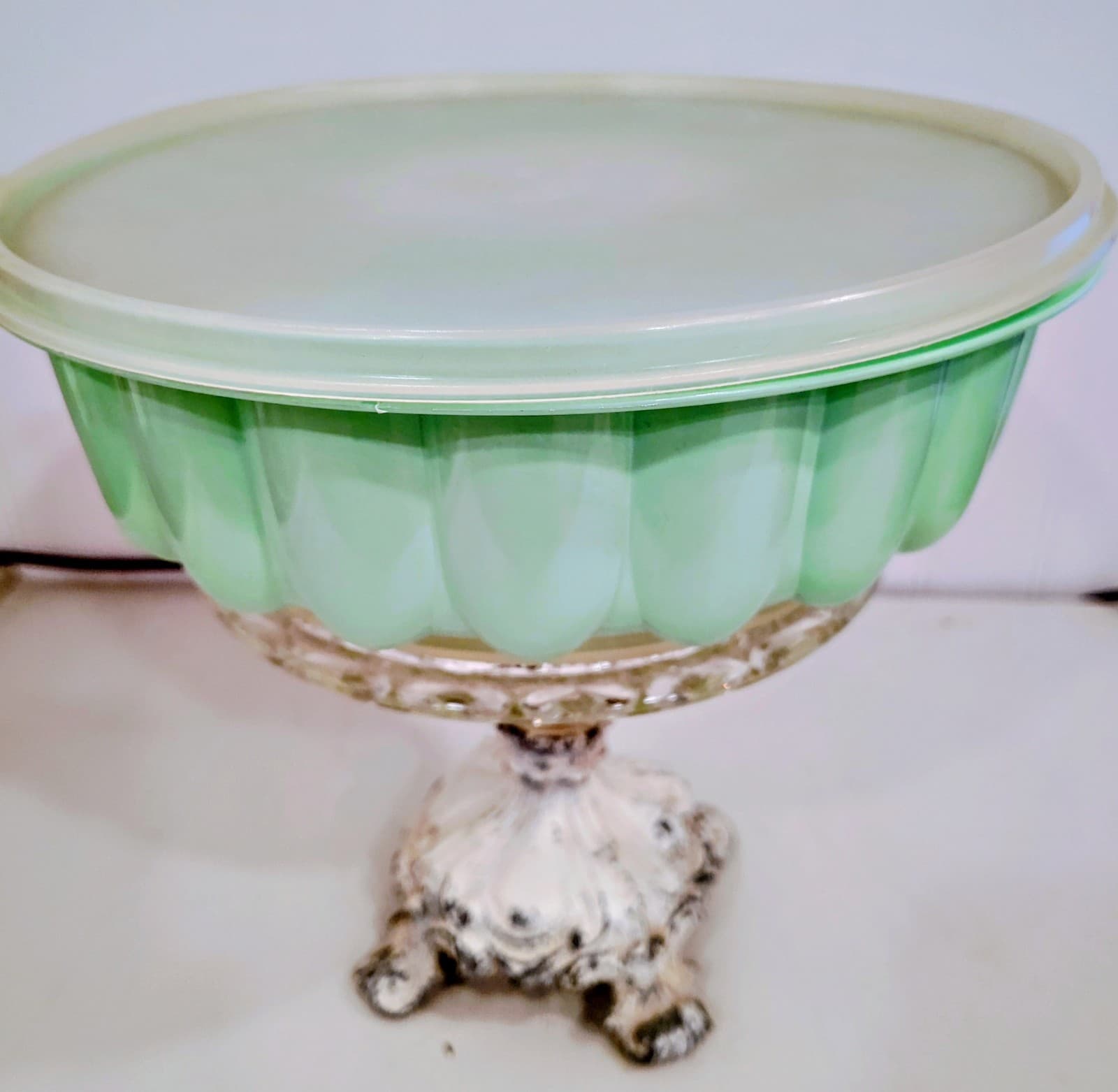Tupperware Jel-Ring Jello Mold Vintage Mint Green