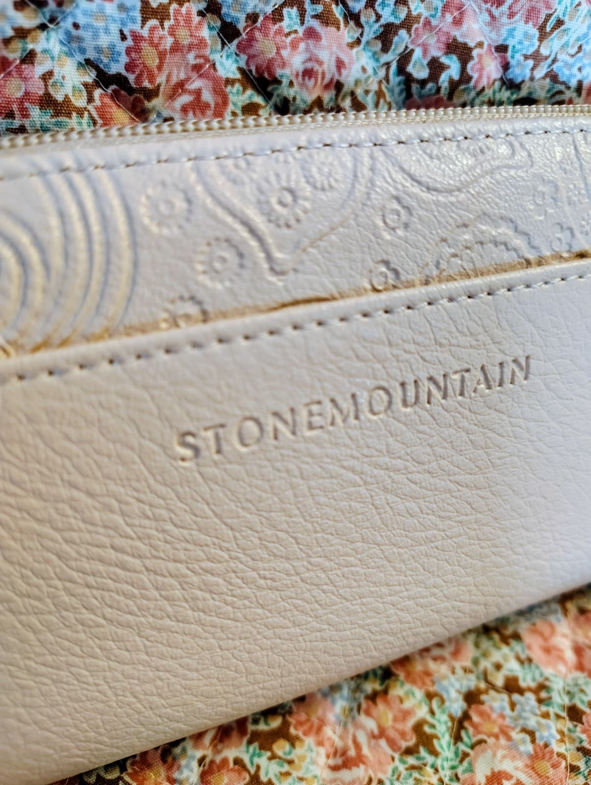 NWT Stone Mountain Blush Pink Previously Leather Wallet MSRP $88