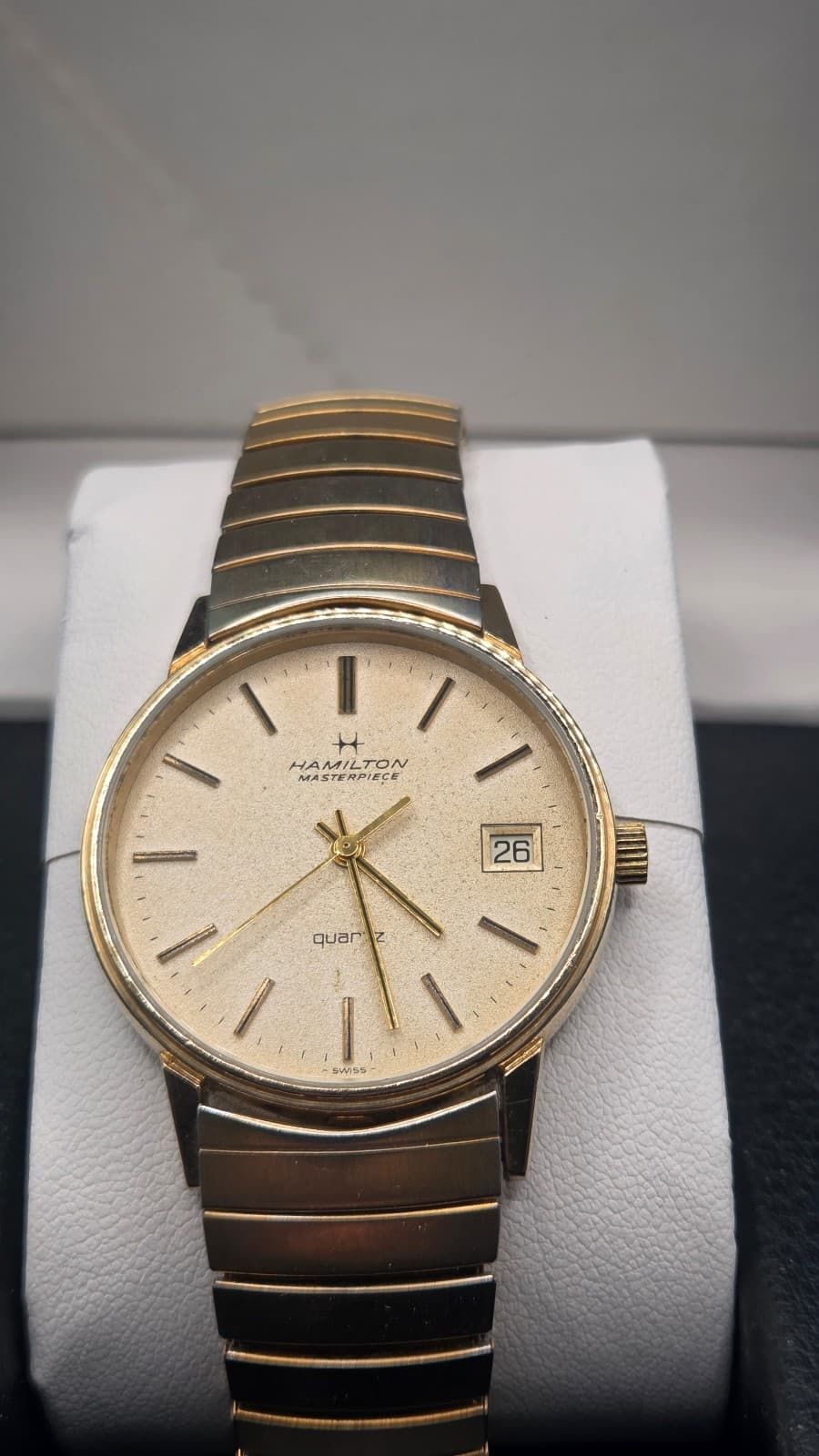 Working Vintage Hamilton Masterpiece Quartz Watch
