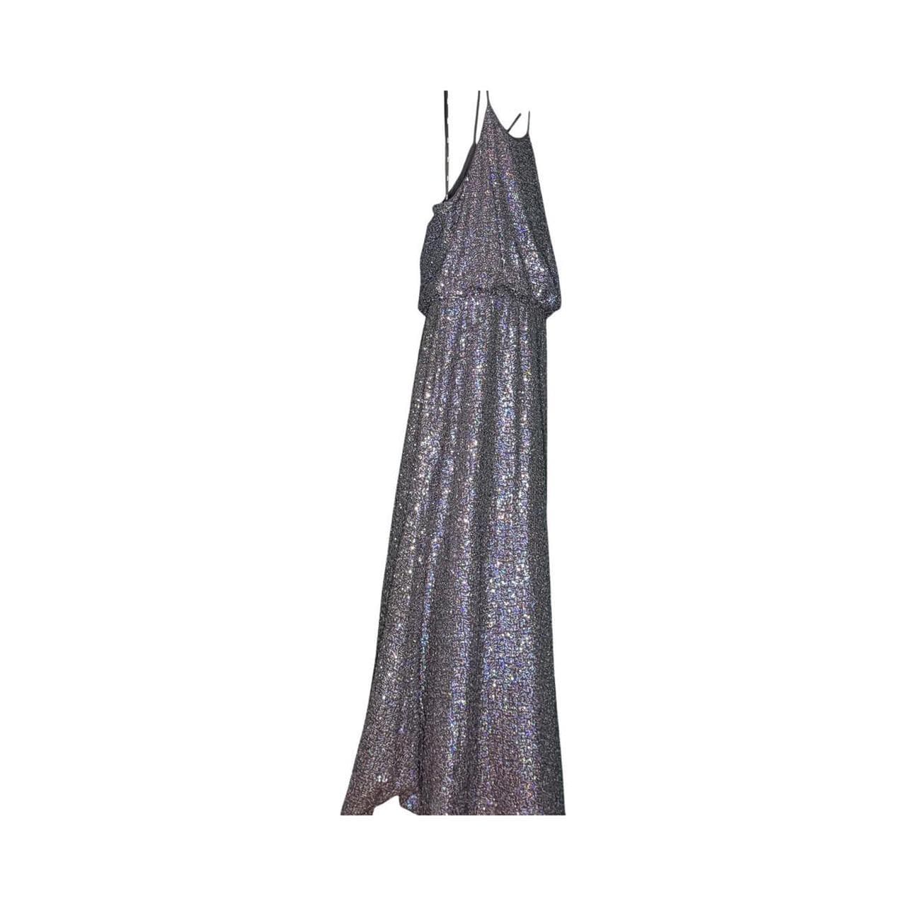 Vera Wang Sequin Evening Gown Dress Size 10