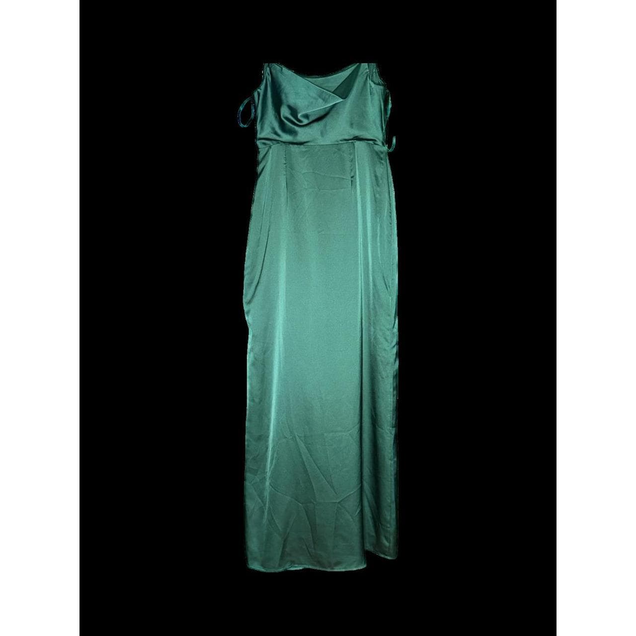 Emerald Charisma Cowl Neck Gown - Size Medium
