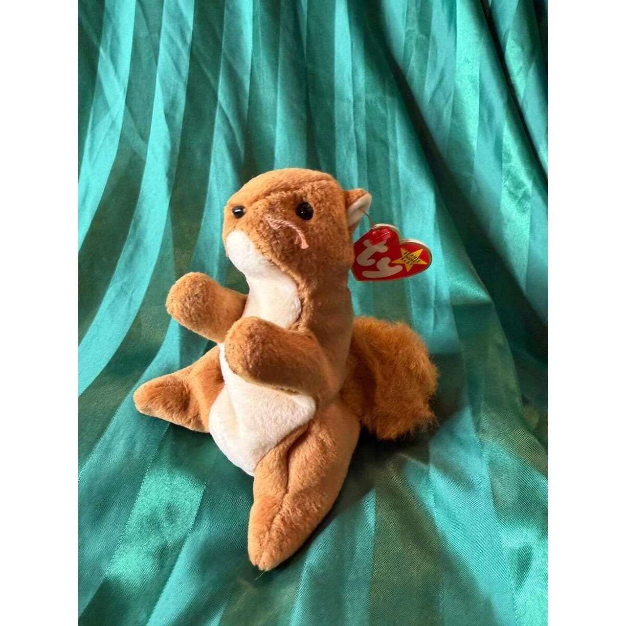 Ty Beanie Babies Nuts the Squirrel Plush 1996 - Bundle Discounts!