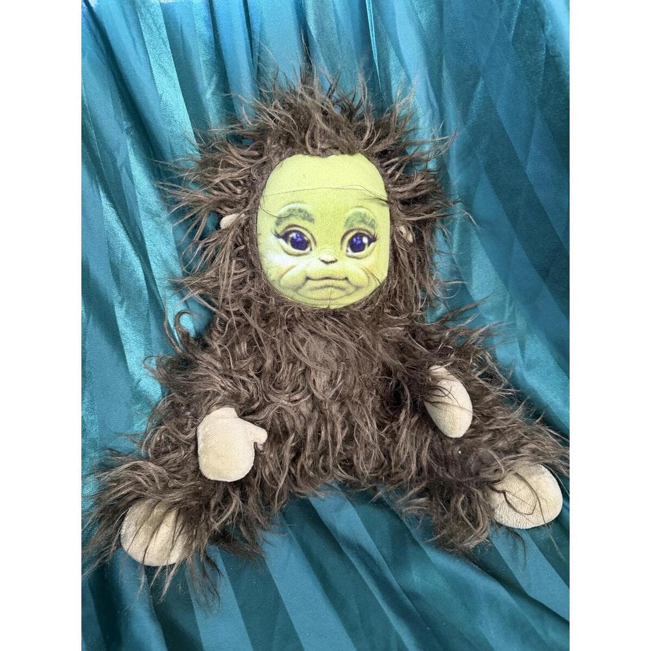 Dr Seuss How The Grinch Stole Christmas 14" Baby Grinch Plush Doll