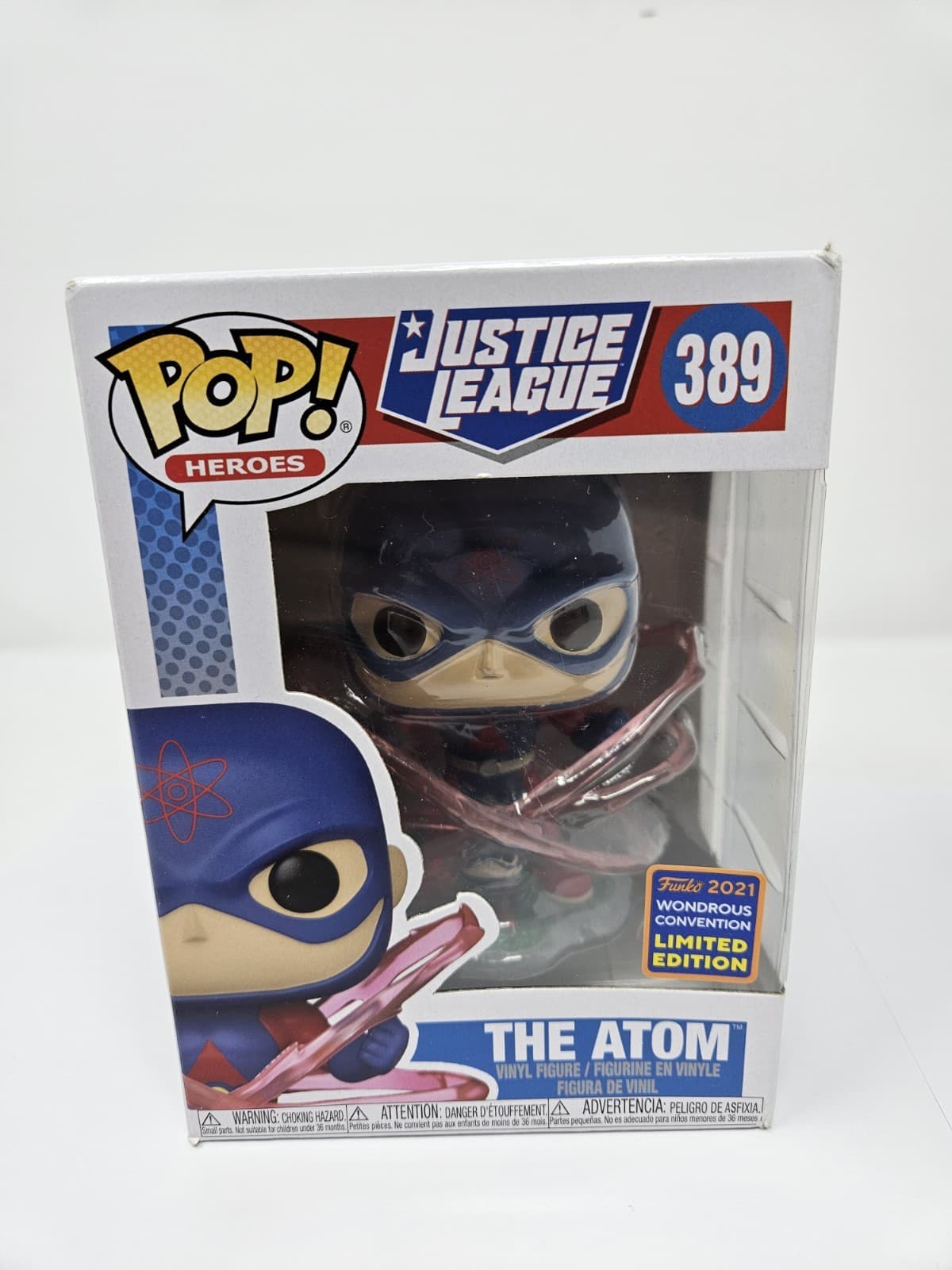 Funko Pop! Heroes: Justice League - Atom #389 (GameStop WonderCon Exclusive) NIB