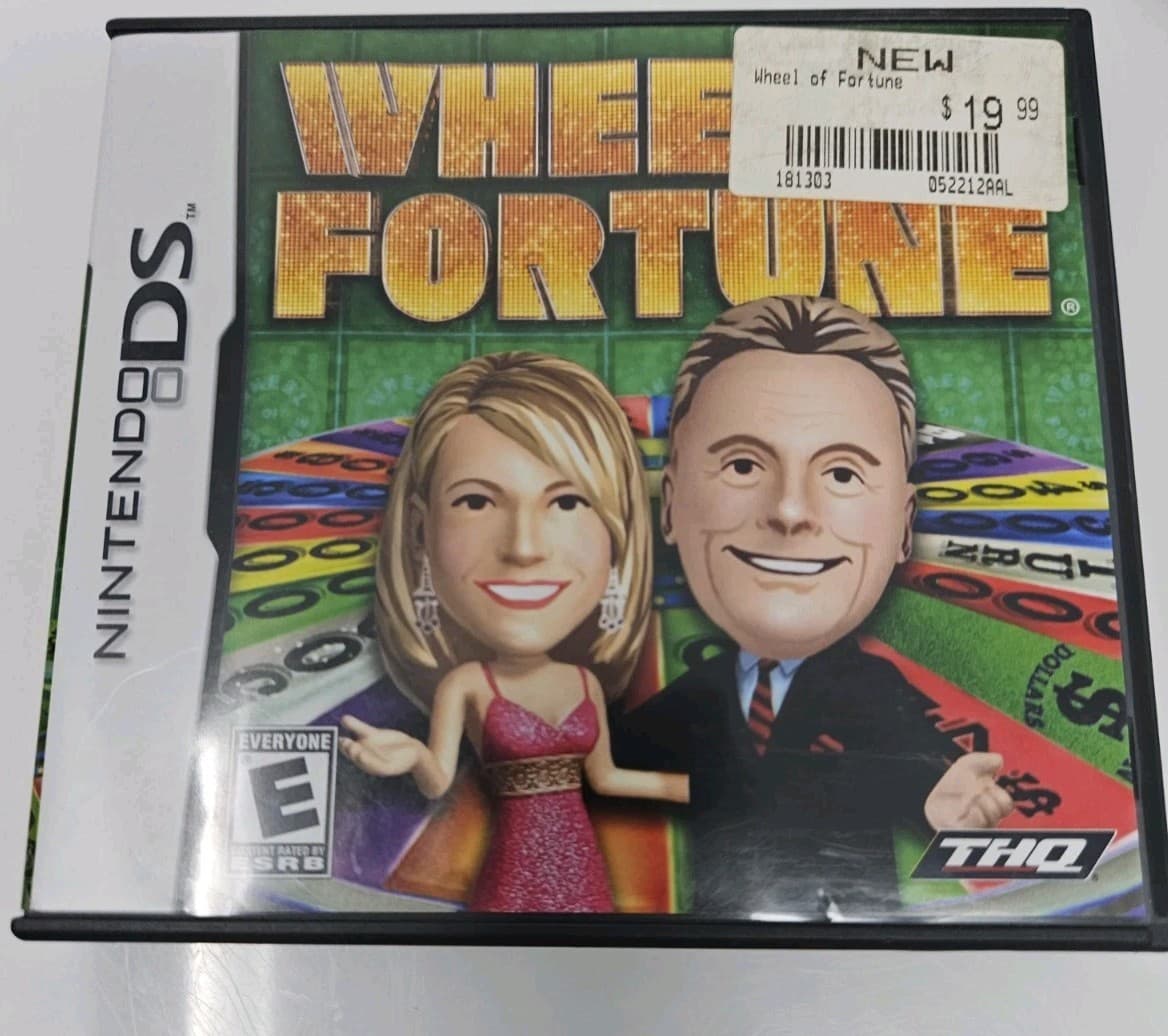 Wheel of Fortune (Nintendo DS, 2010) Game Complete + Manual