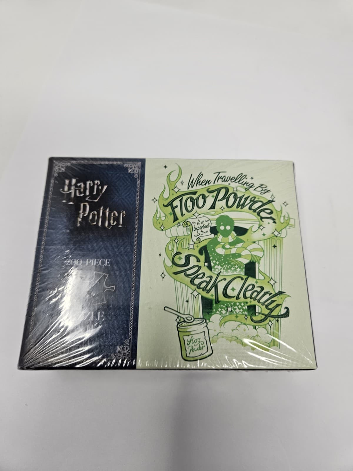 Harry Potter Floo Powder Speak Clearly 200 Piece Puzzle - New Sealed USAOPOLY