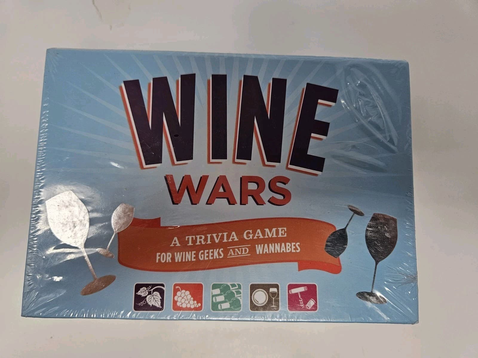 Wine Wars Trivia Game for Wine Geeks and Wannabes 2009 Sealed Chronicle Books