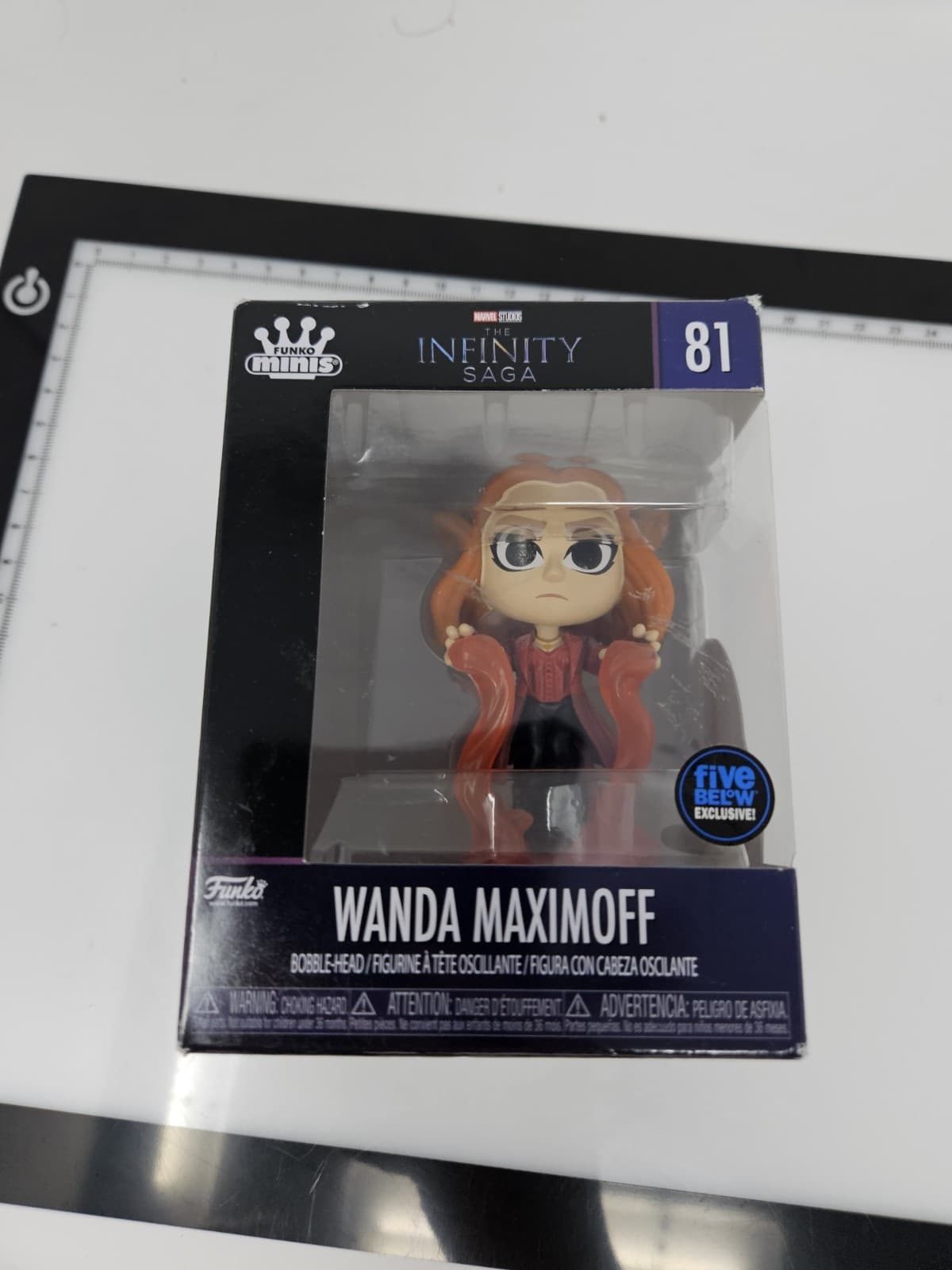 Funko Minis Marvel WANDA MAXIMOFF Infinity Saga #82 Five Below Exclusive Glow