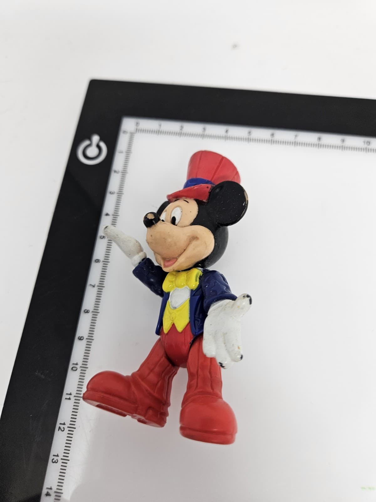 DISNEY MICKEY MOUSE Red Top Hat EPCOT CENTER Action Figure Loose