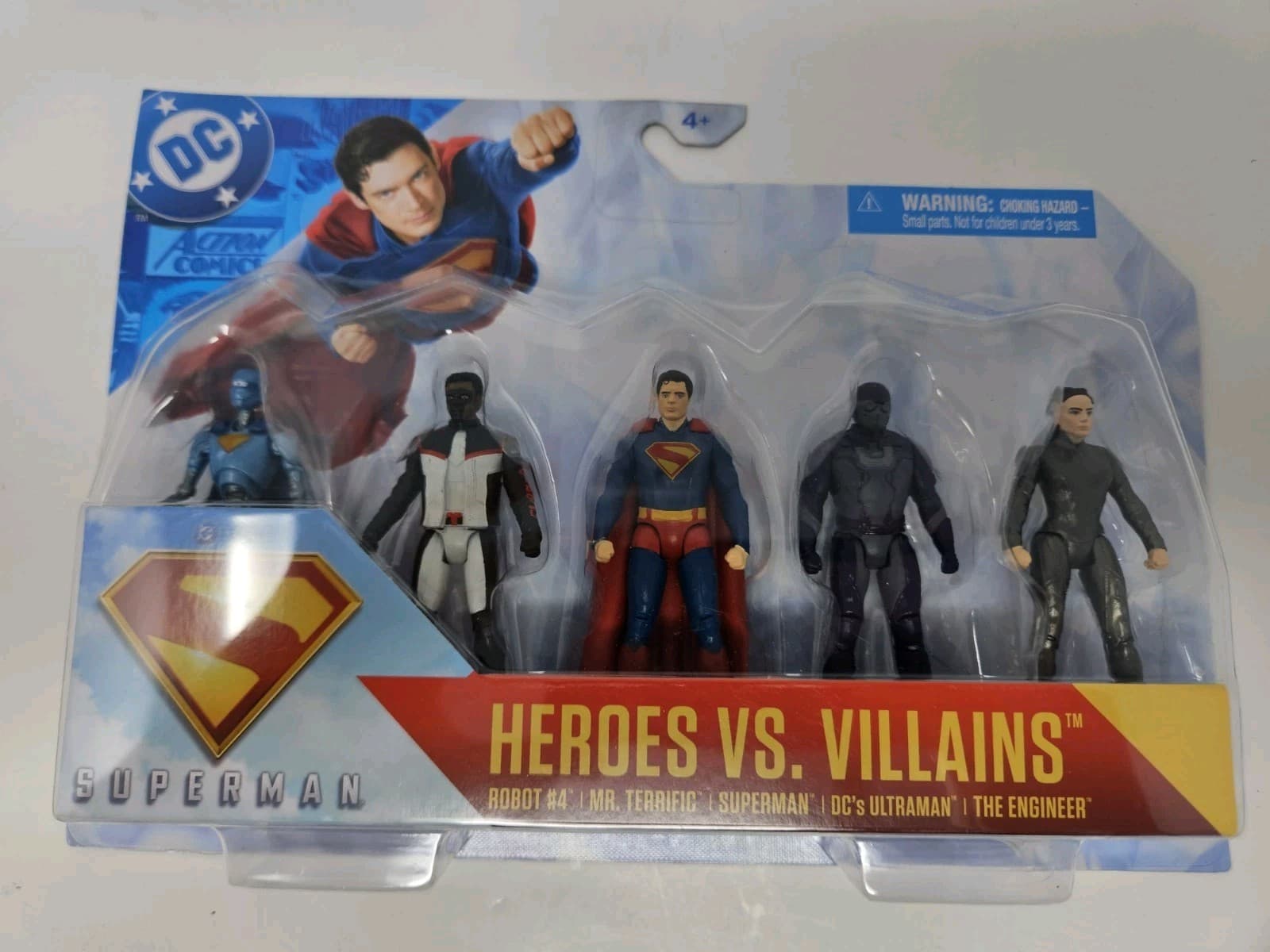 Superman Heroes vs. Villains 3" Action Figures w/Dynamic Poses 5-Pack 2025