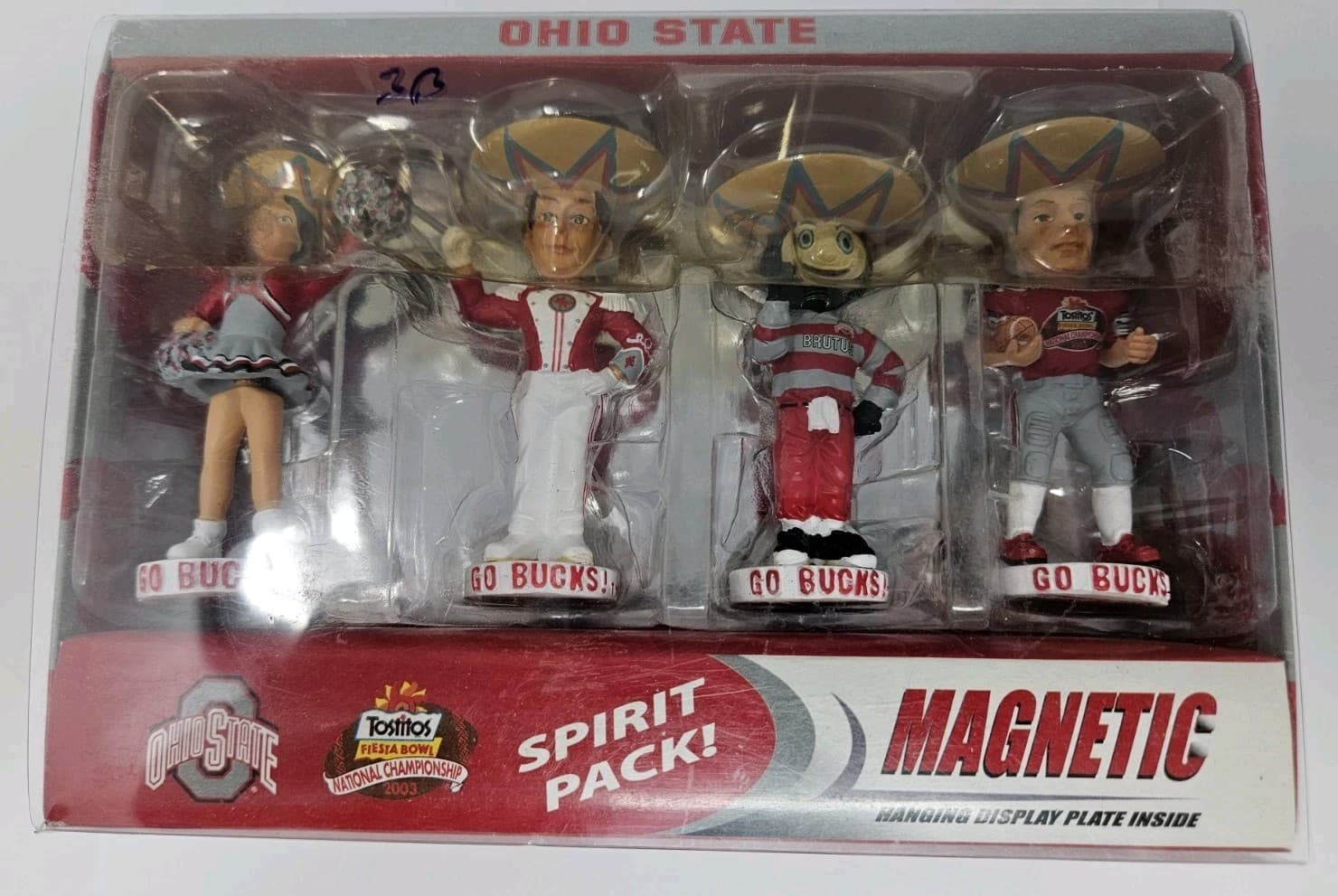 (Rare) Ohio State Spirit Pack Magnetic Bobbleheads OSU (Free Ship)
