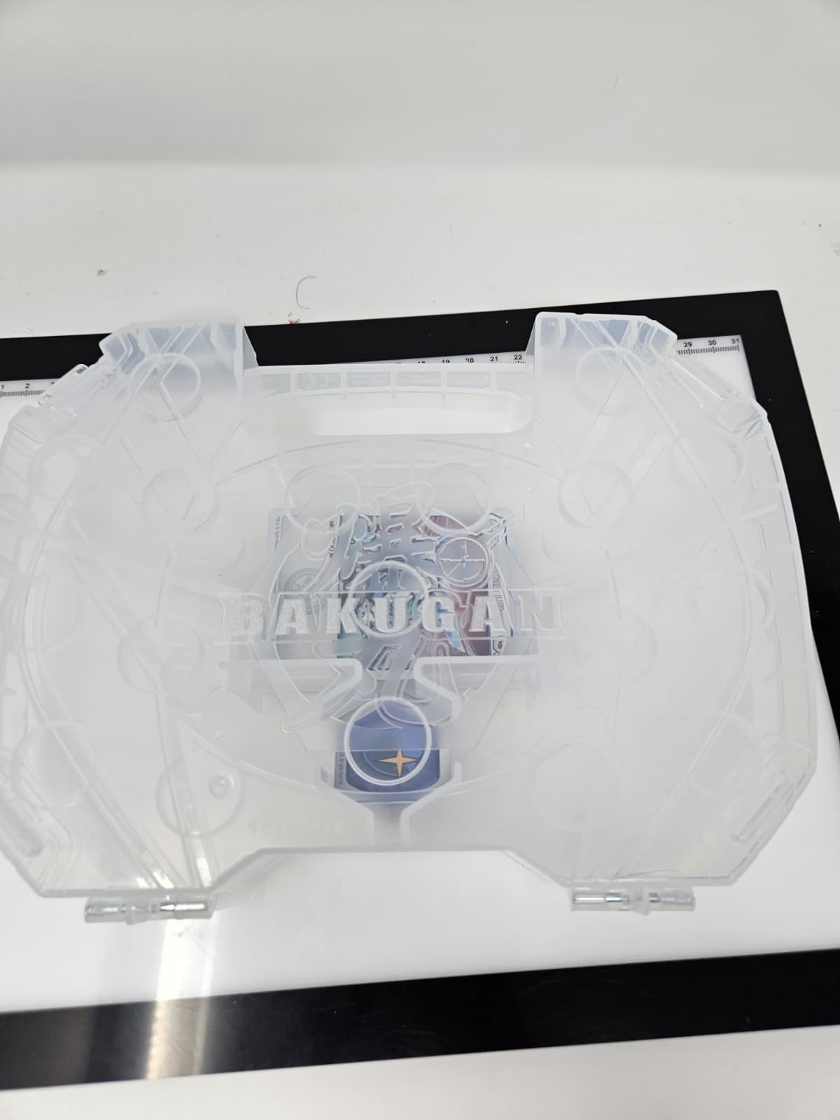BAKUGAN BATTLE BRAWLERS - CARRY / STORAGE CASE - ORIGINAL - Clear