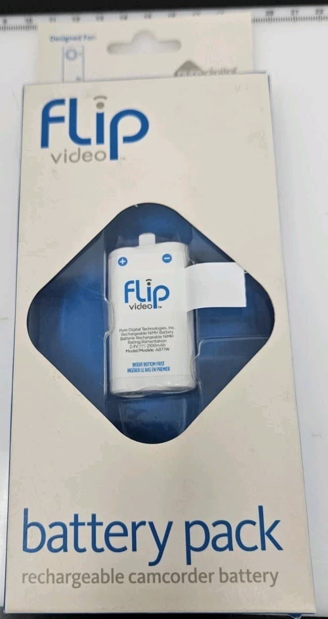 OEM Flip Video Rechargeable Battery Pack ABT1W for Flip Ultra/UltraHD (3M)