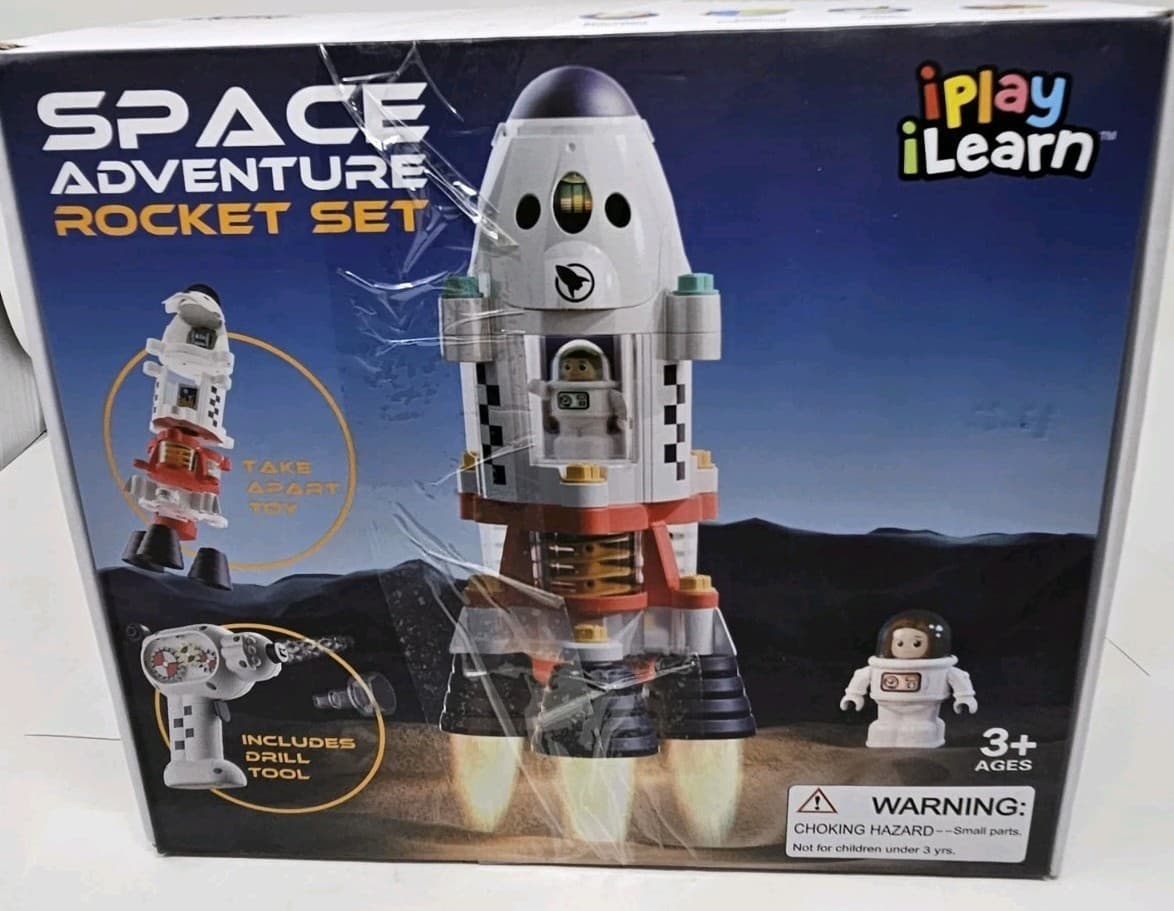 Space Adventure Take Apart Rocket Set Kids Learning Toy ( Free Ship)