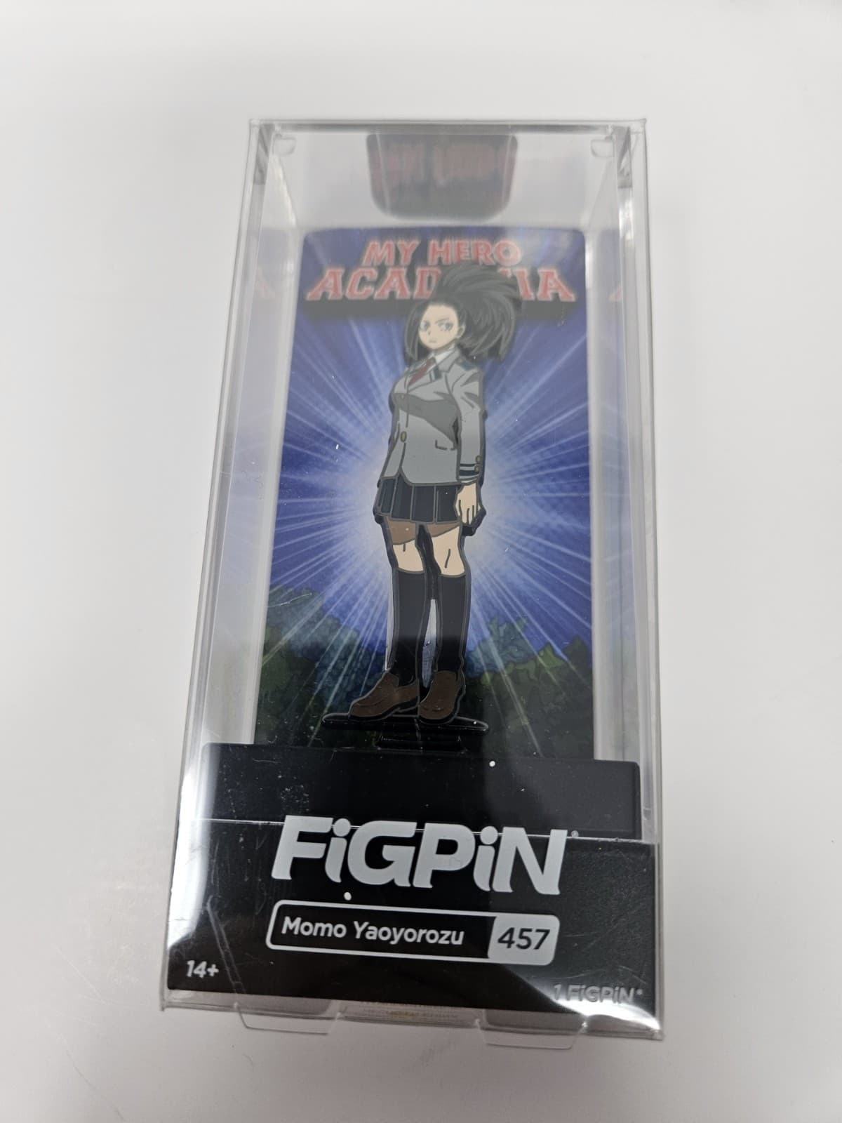 FiGPiN My Hero Academia Collectible Enamel Pin Momo Yaoyorozu #457 Sealed