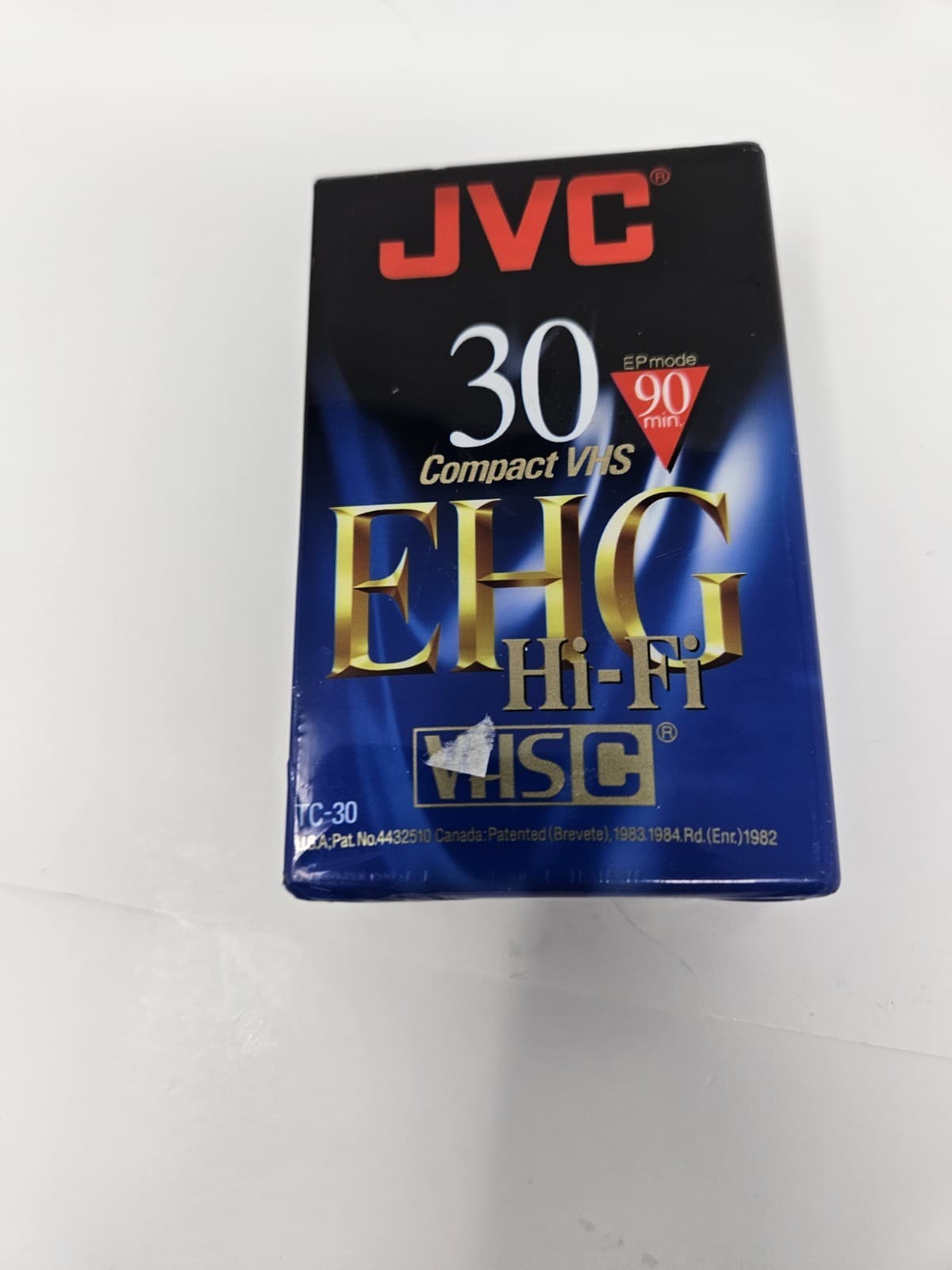 JVC Compact VHS EHG TC-30 Sealed