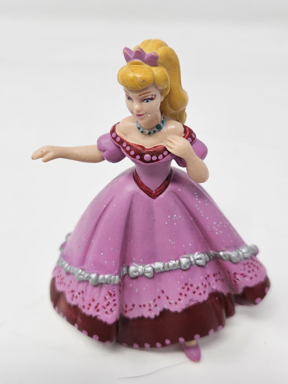 2003 CL ISO-SEL France 3.5" Pink/Burgundy Dress Princess Figure Toy