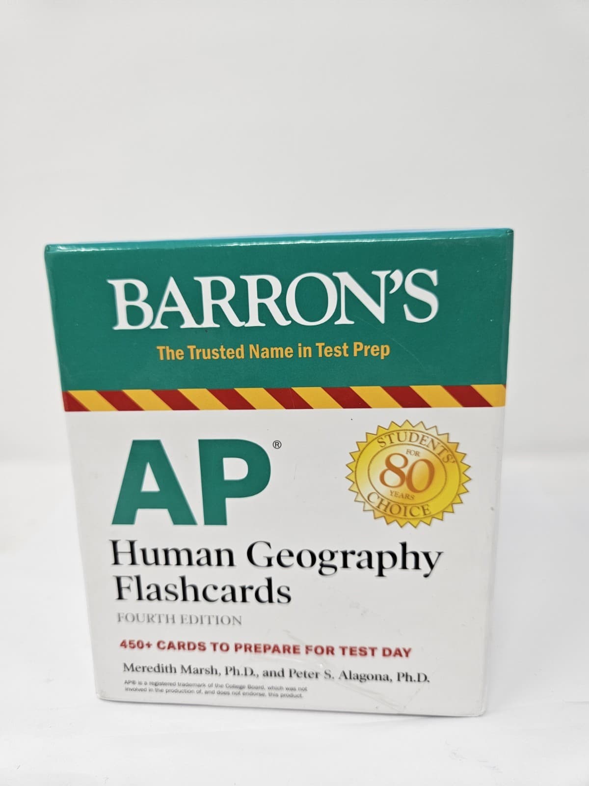AP Human Geography Flashcards (Barron's) - Very Good Free Ship