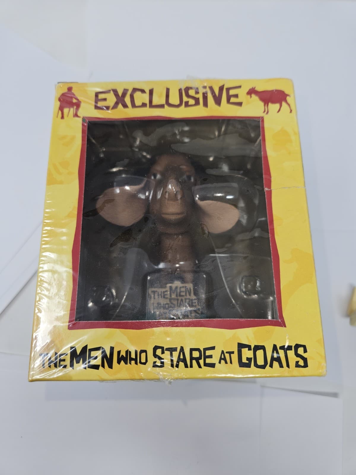 THE MEN WHO STARE AT GOATS EXCLUSIVE GOAT BOBBLEHEAD Sealed Free Ship