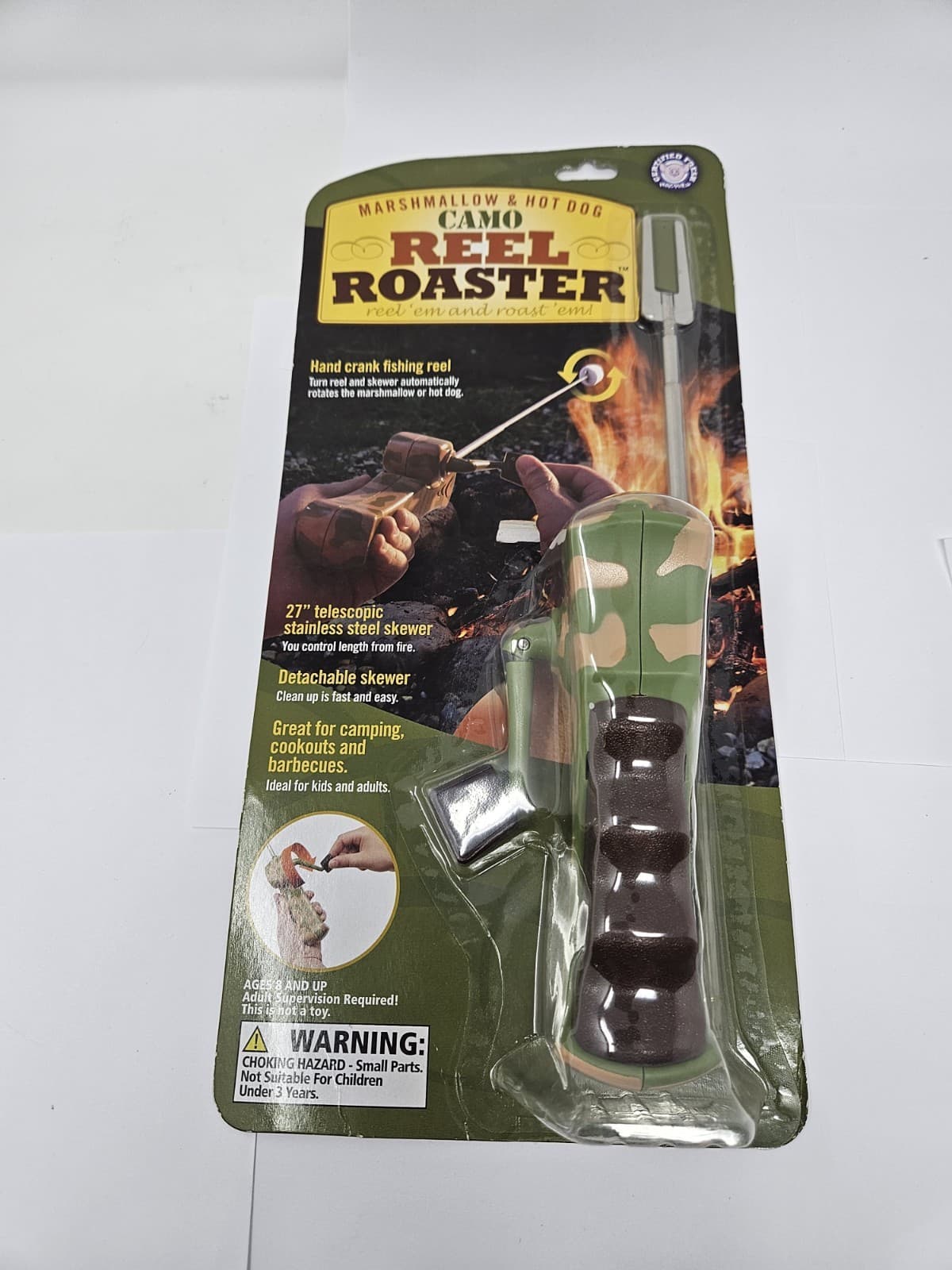 MARSHMALLOW & HOT DOG REEL ROASTER Sealed Free Ship