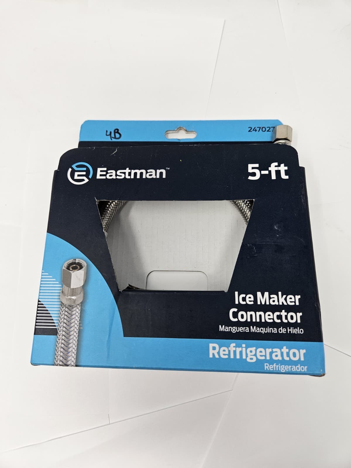 Eastman Stainless Steel Ice Maker Connector 98516 5-ft 1,800-PSI NIB Sealed