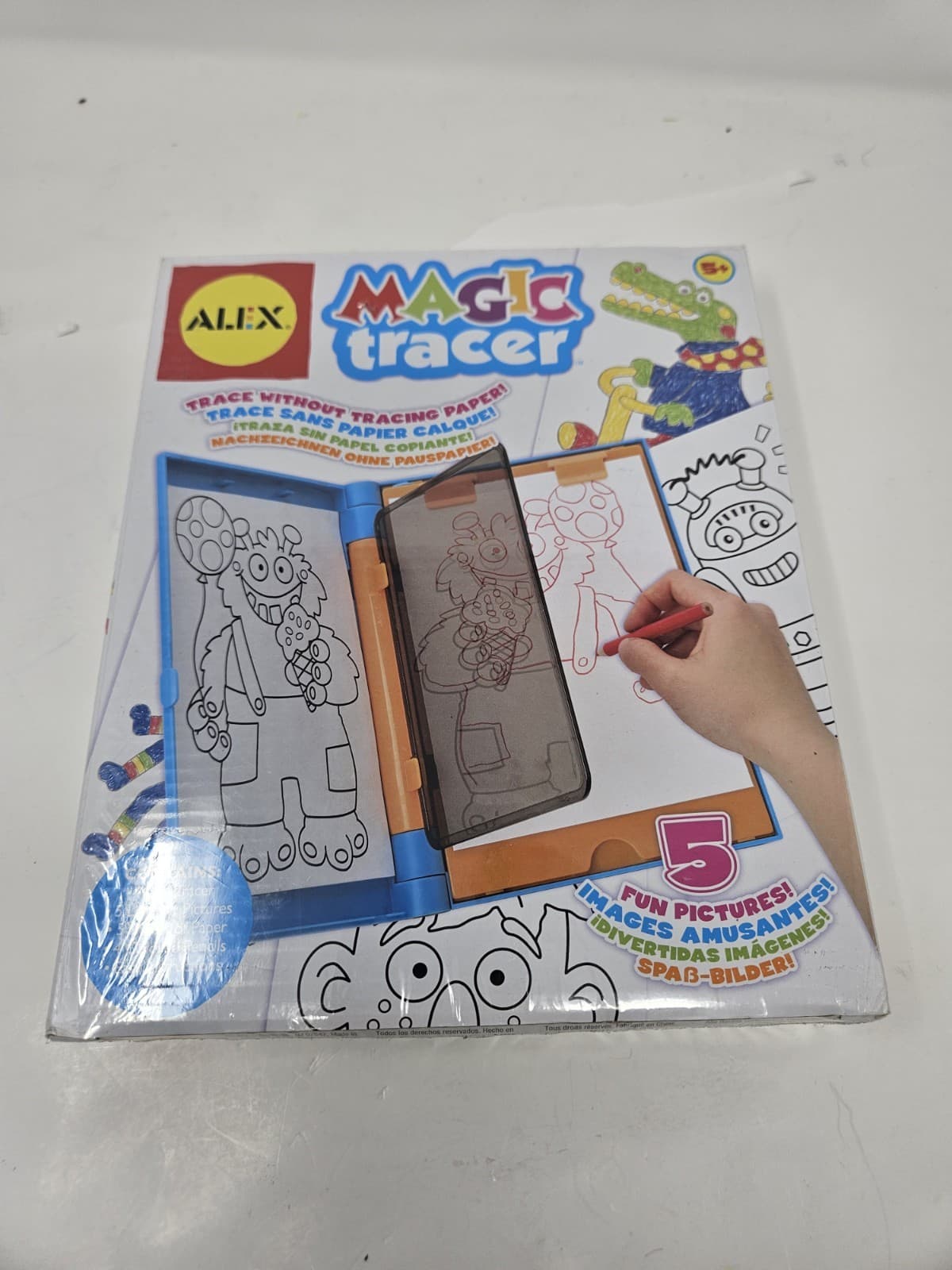 Vintage ALEX Magic Tracer Art Drawing Kit 32W Sealed Ages 5+ Tracing Set