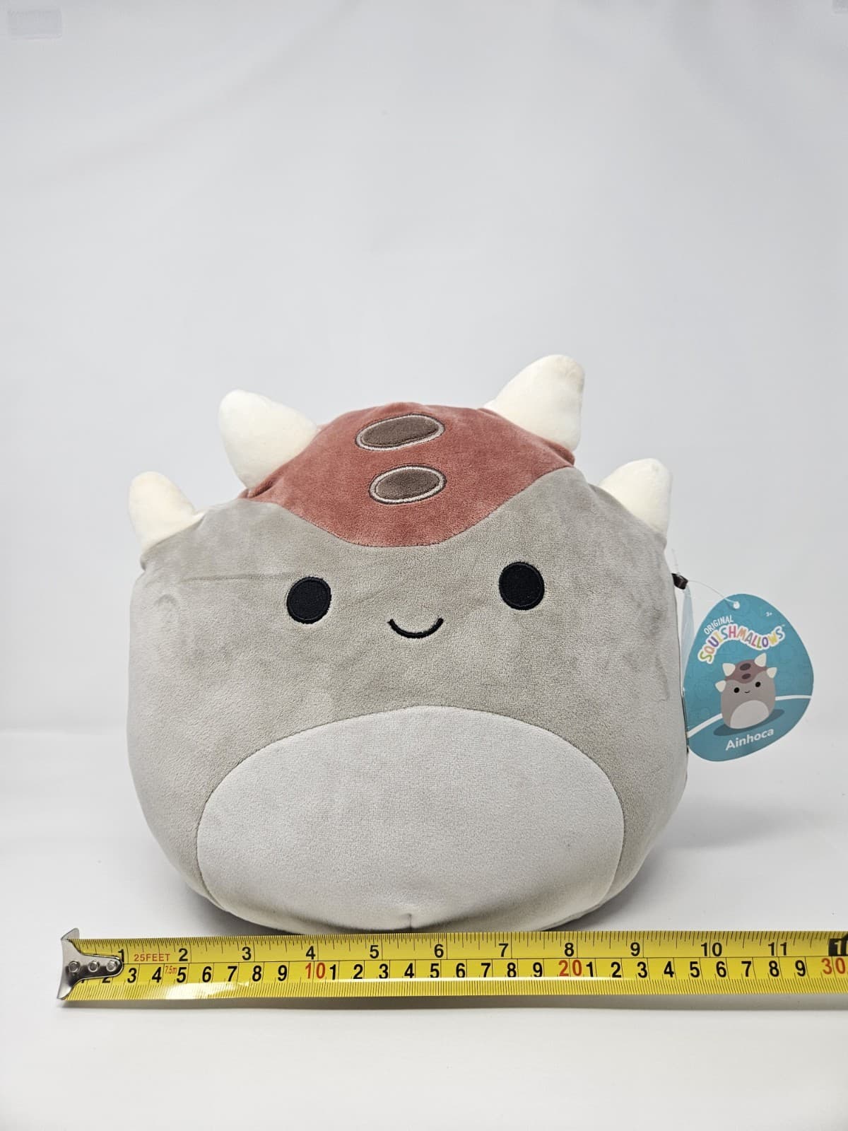 NWT! Squishmallows AINHOCA the Ankylosaurus, 7.5"