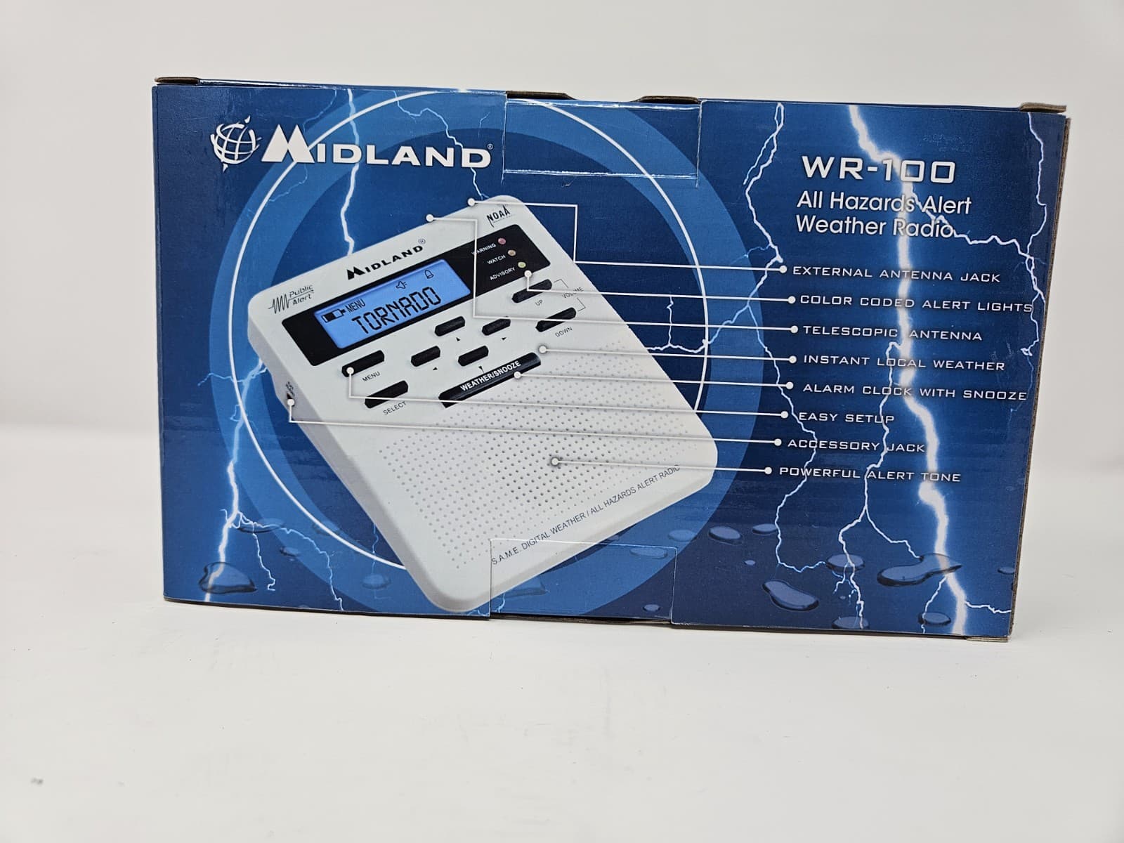 Midland WR-100 WeatherAlert All-Hazard Weather Radio
