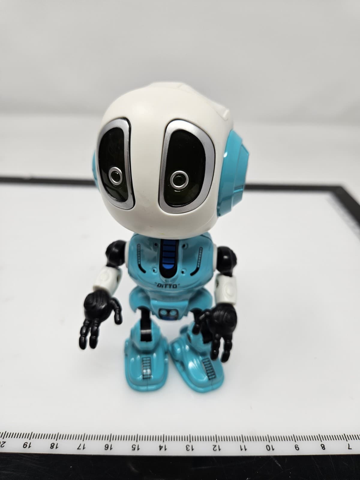 DITTO Voice Activated Talking Robot Die Cast Metal Movable