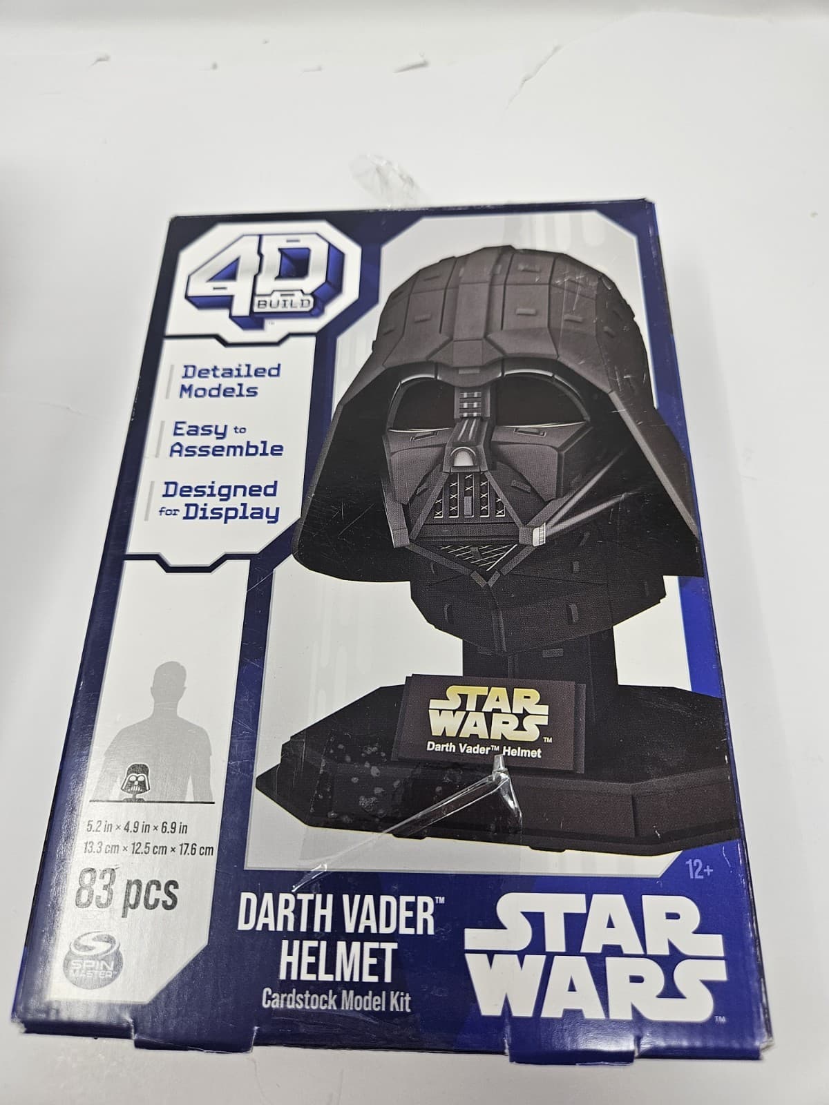 Star Wars Darth Vader 4D Cardstock Model Kit 83 Pcs Free Ship