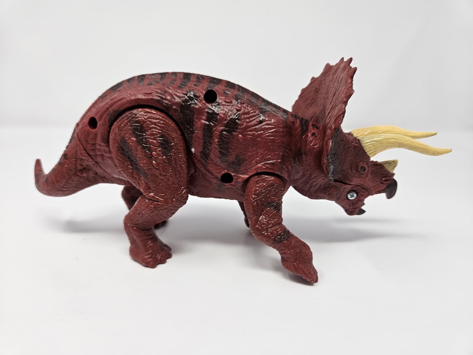 Triceratops Mighty Megasaur Dinosaur Electronic Roaring Light Up Eyes - TESTED!