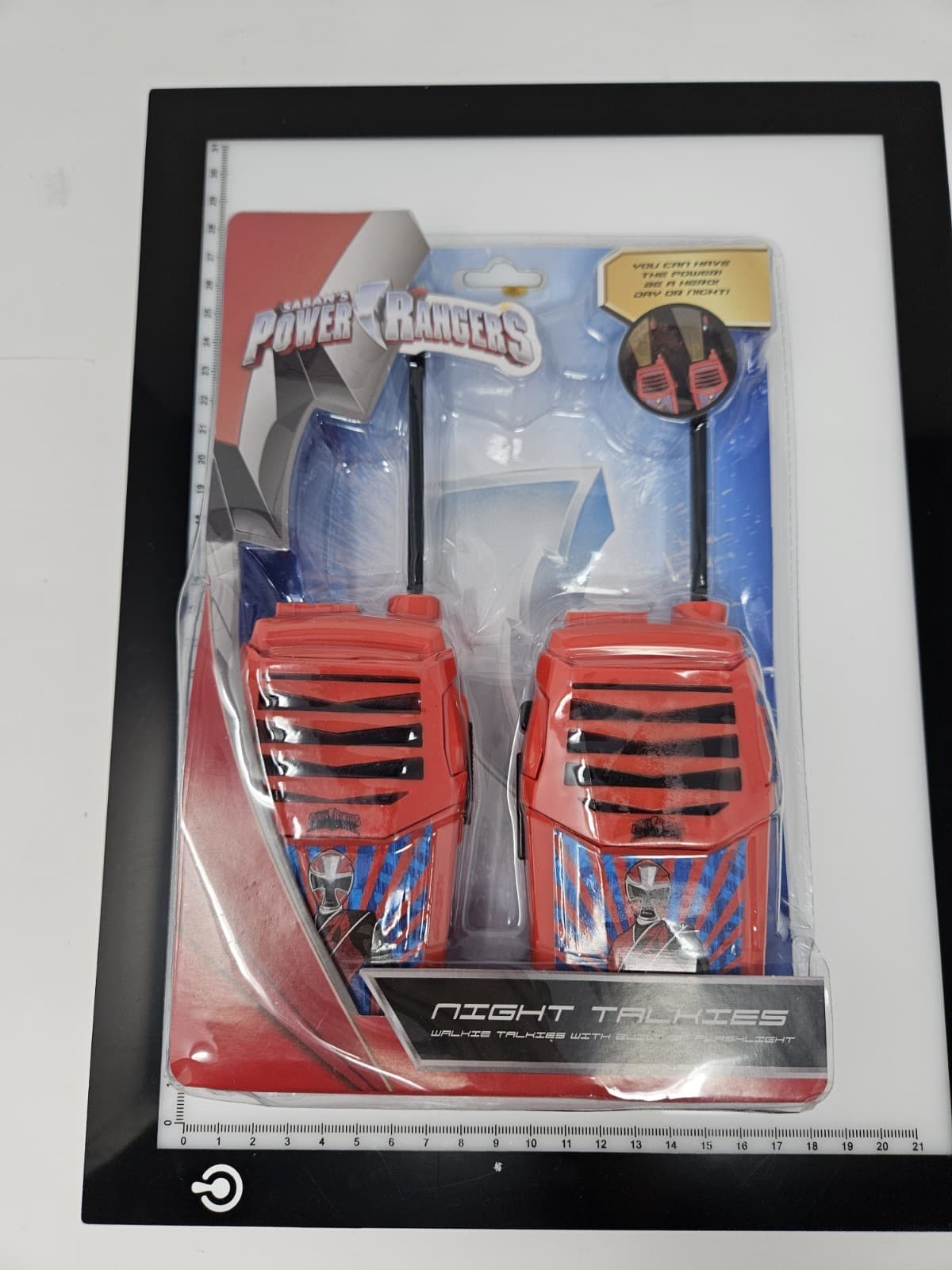 Power Rangers Night Talkies Walkie Talkies w/ Built in Flashlight Sealed