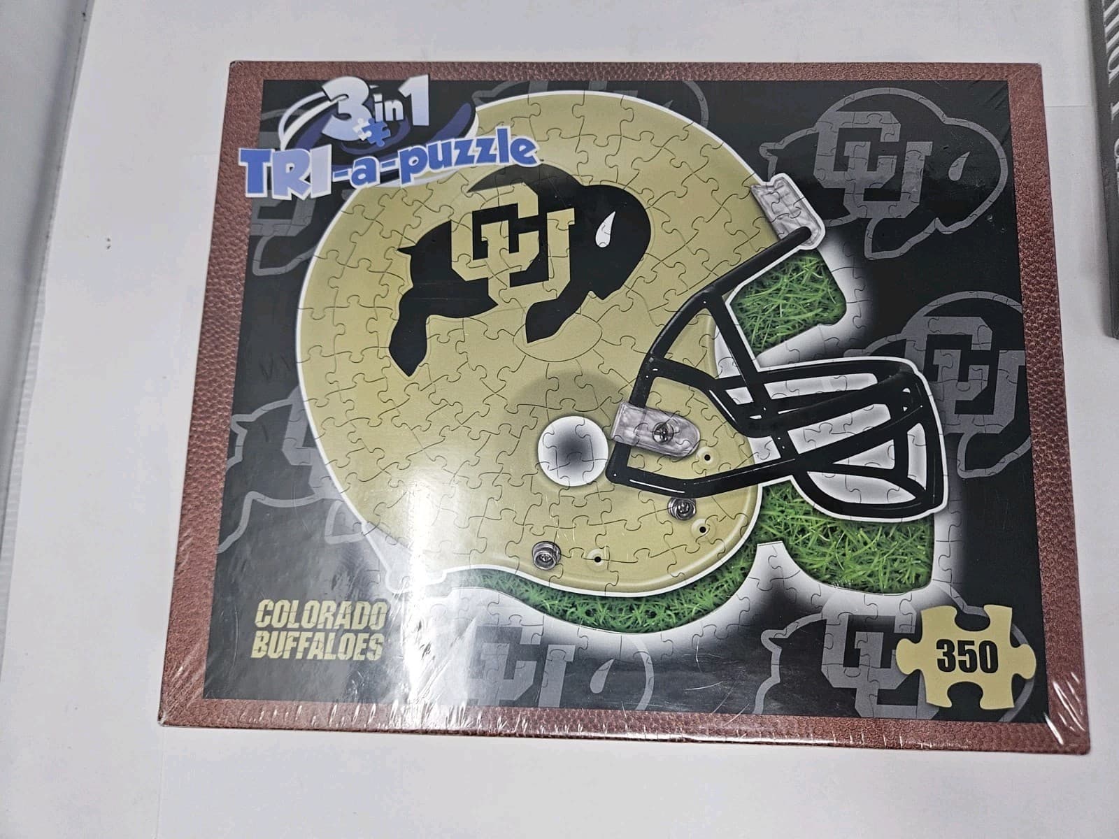 Late For The Sky NCAA Colorado Buffaloes 350-Piece 3-in-1 TRI-a-Puzzle Sealed