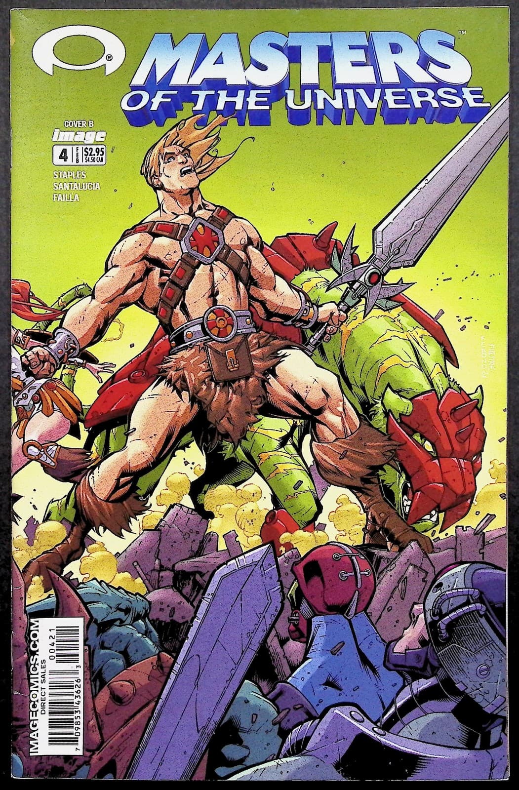 Image Comics Masters of the Universe #4 Cover B He-Man 2003