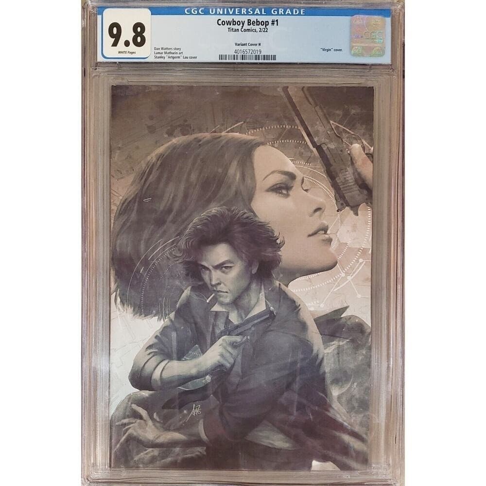 Cowboy Bebop #1 Artgerm Virgin Variant H CGC 9.8 White Pages Spike Spiegel