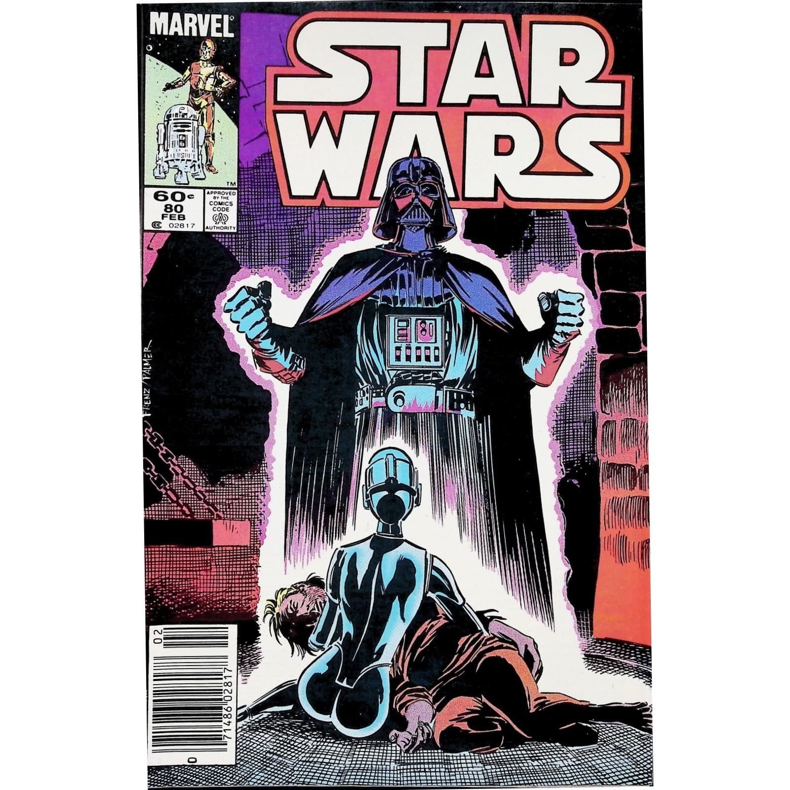 Star Wars #80 Marvel 1983 Darth Vader C-3PO R2-D2 Newsstand Comic Book