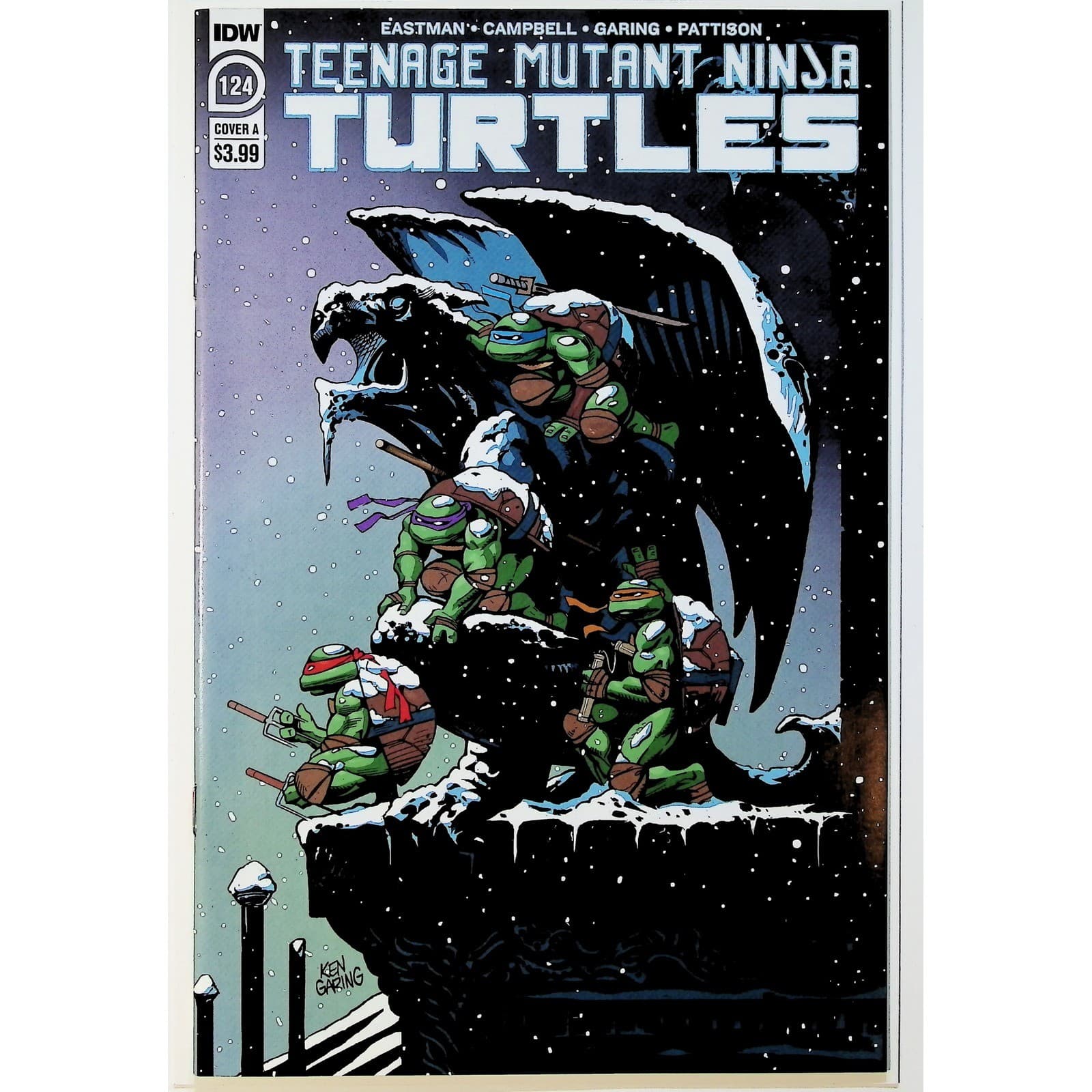Teenage Mutant Ninja Turtles TMNT #124 IDW Comic Book Garing Cover A