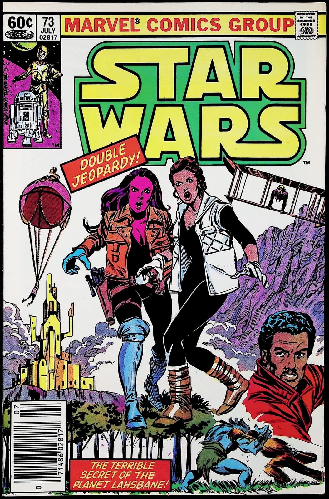 Marvel Star Wars Comic Book #73 1983 Newsstand Lando R2-D2 C-3PO Bronze Age