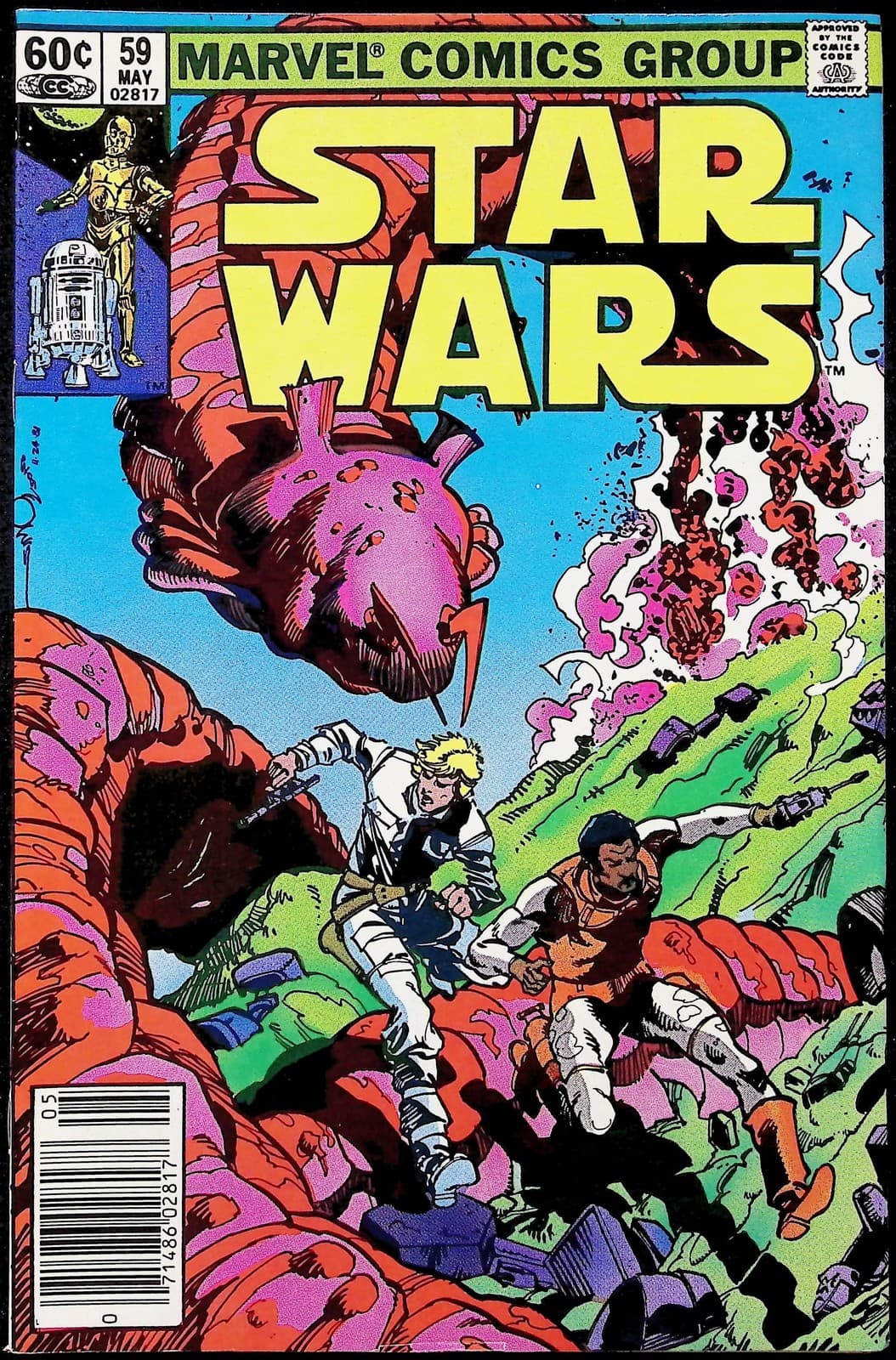 Star Wars #59 Marvel Comic Book 1982 Luke Skywalker Lando Newsstand Bronze Age
